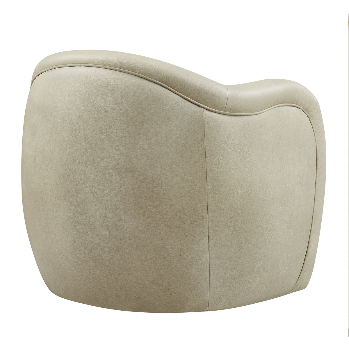 Compose Barrel Vegan Leather Accent Chair - Mineral