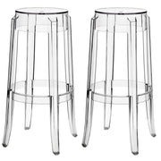 Casper Bar Stool Set of 2 - Clear