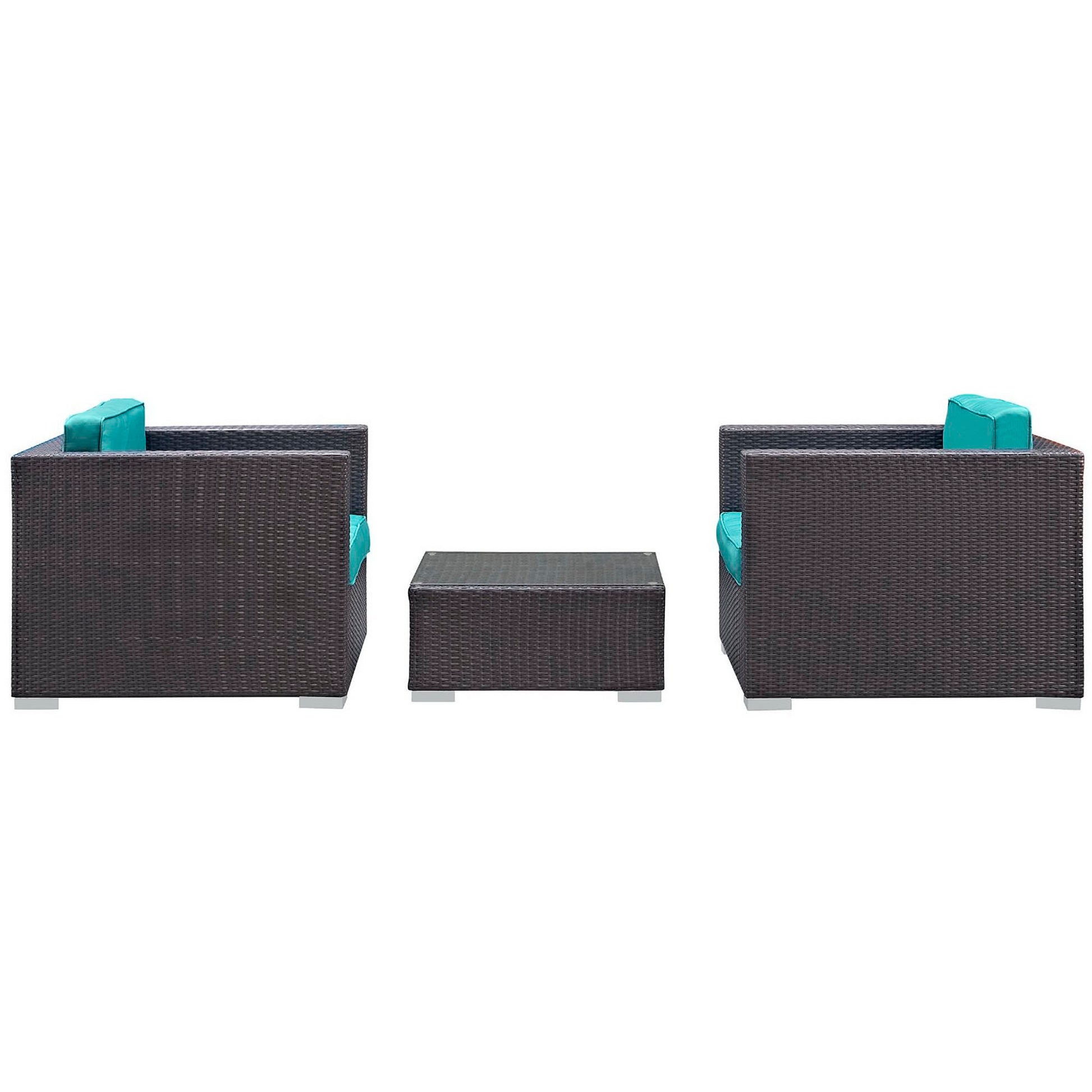 Burrow 3 Piece Outdoor Patio Sofa Set