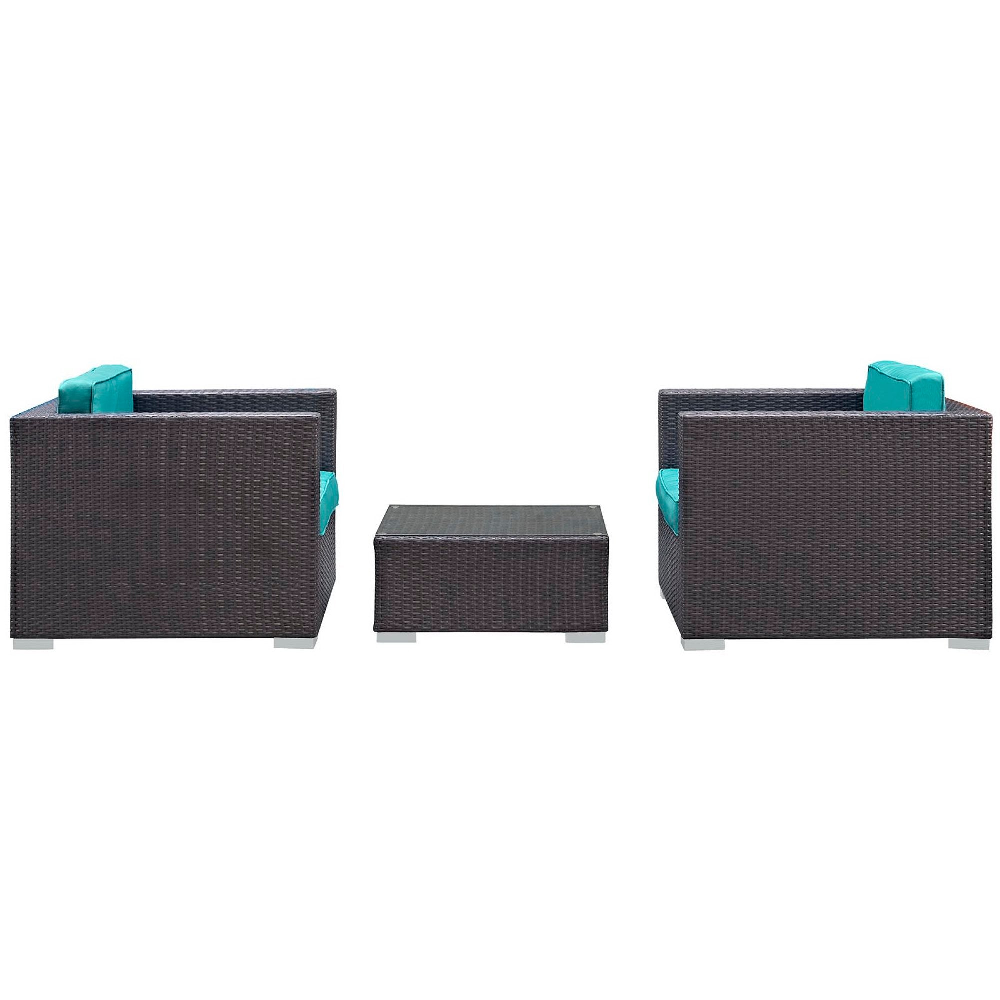 Burrow 3 Piece Outdoor Patio Sofa Set