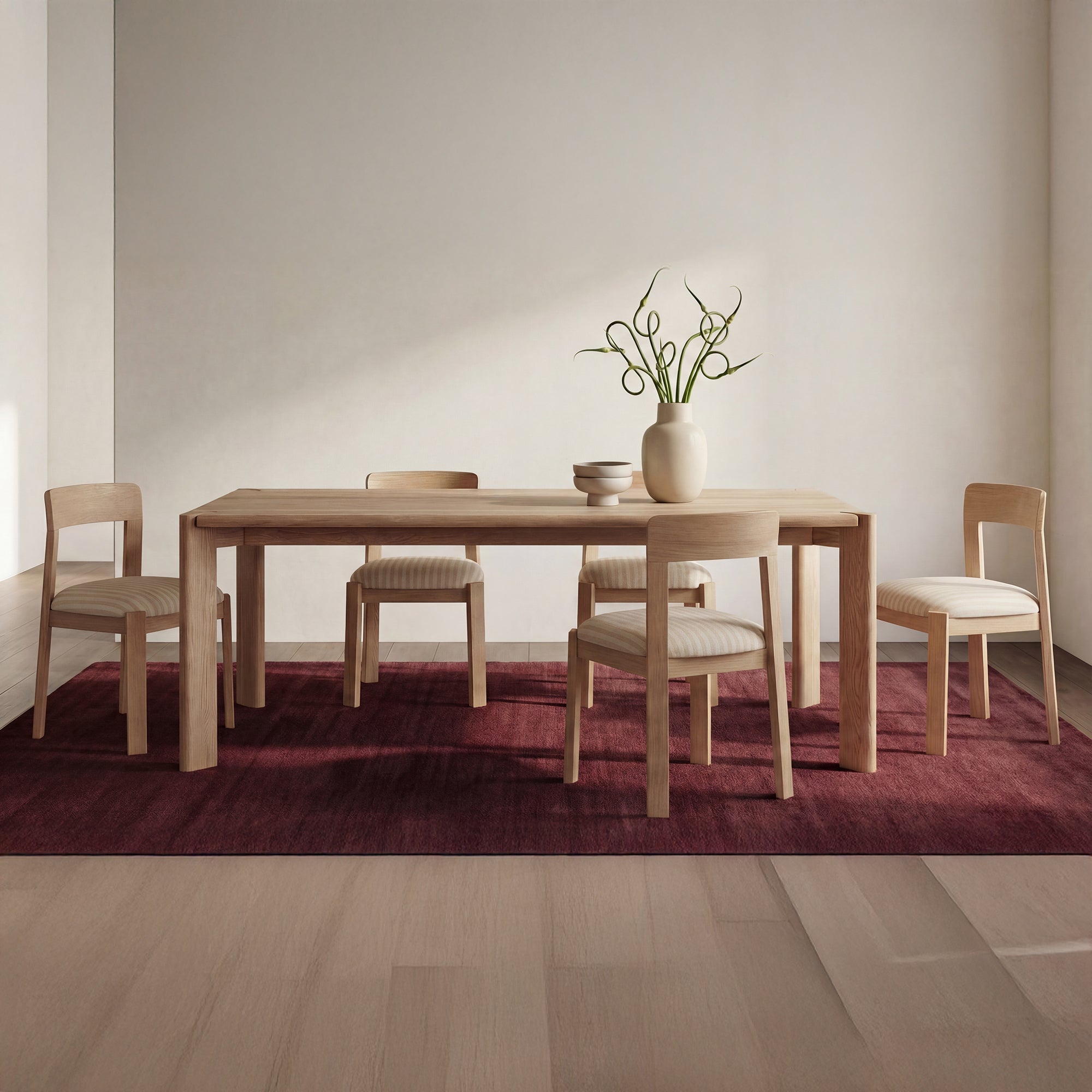 Oli Dining Chair Stripe-Set of Two by Moe's Home Collection - view 2