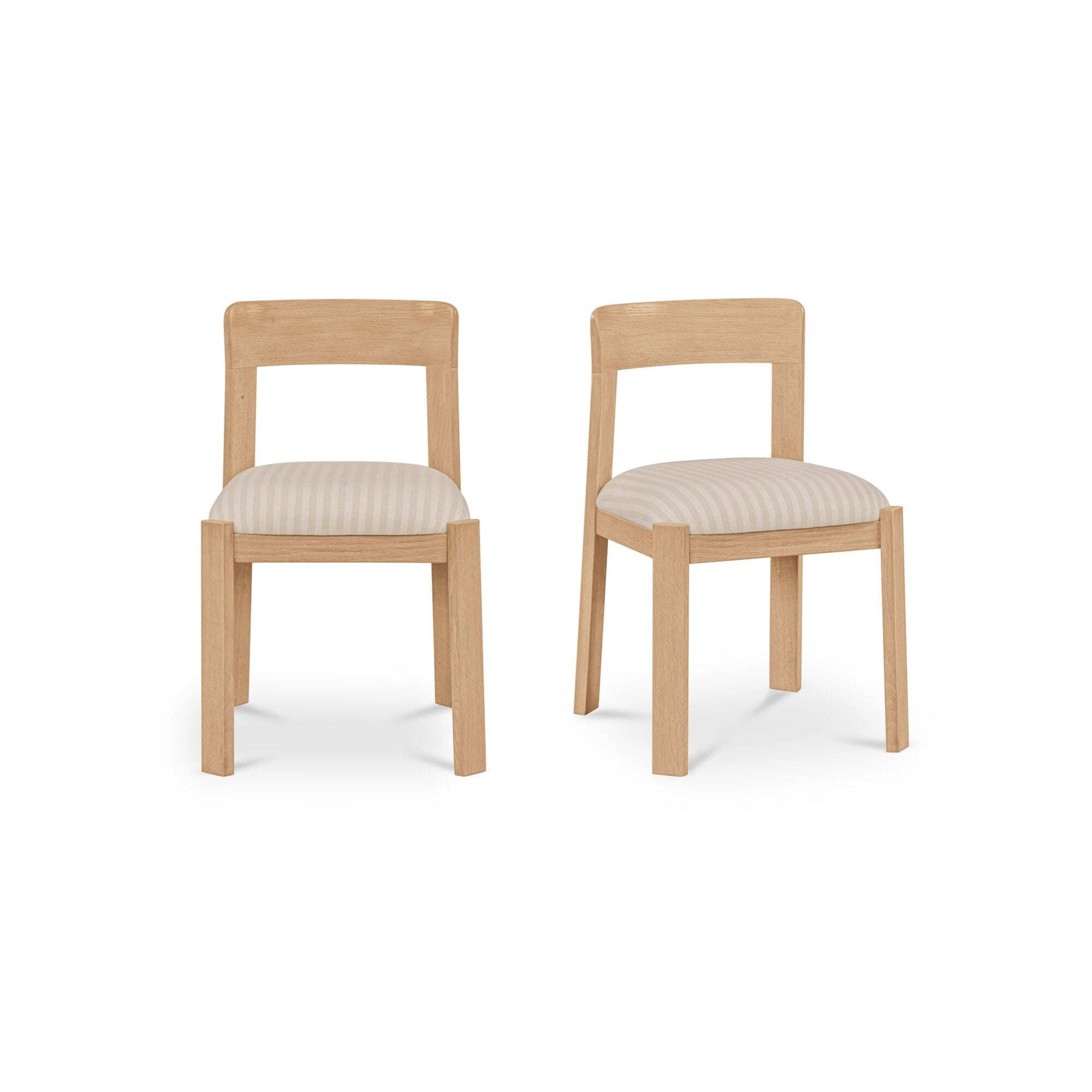 Oli Dining Chair Stripe-Set of Two by Moe's Home Collection