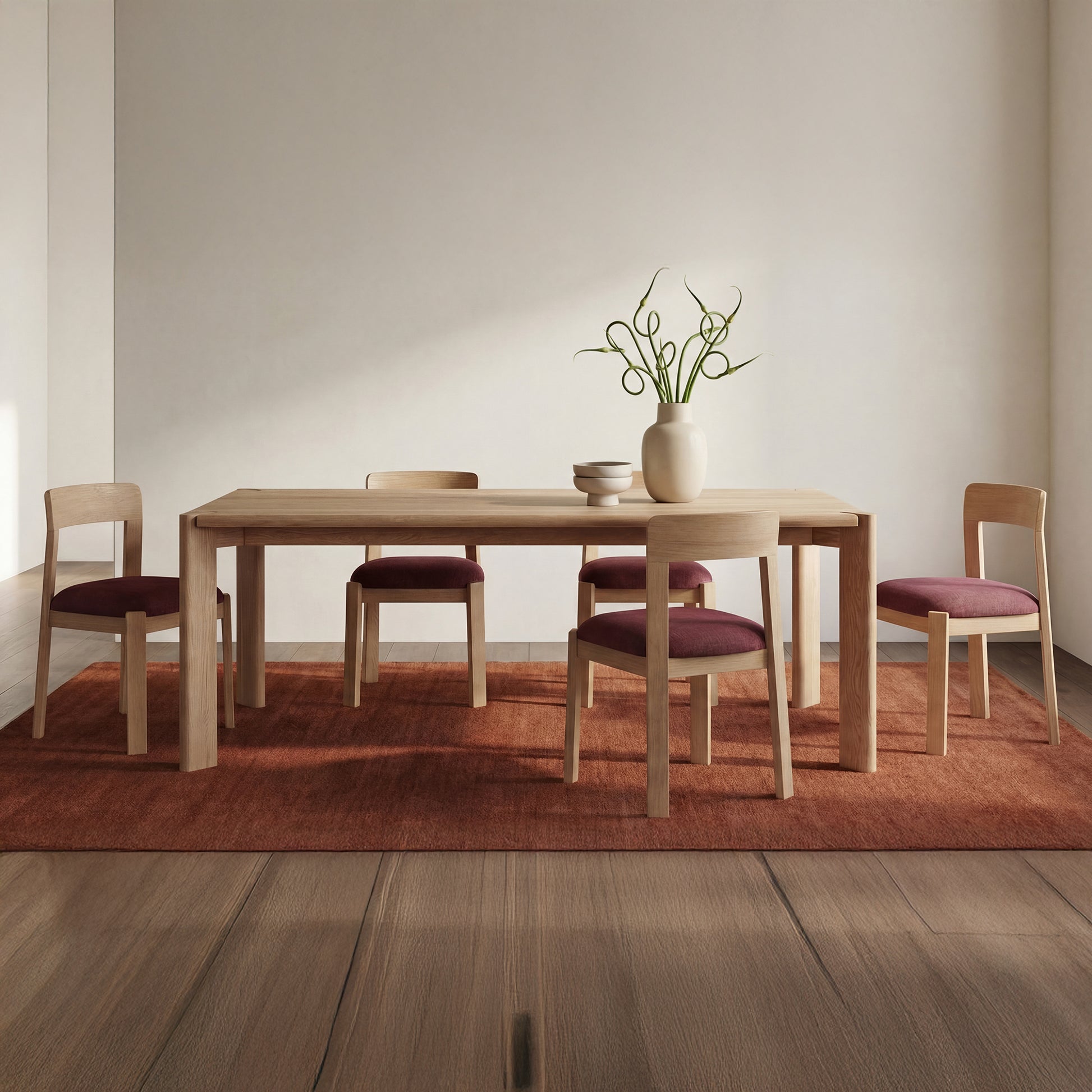 Oli Dining Chair Berry-Set of Two by Moe's Home Collection - view 2