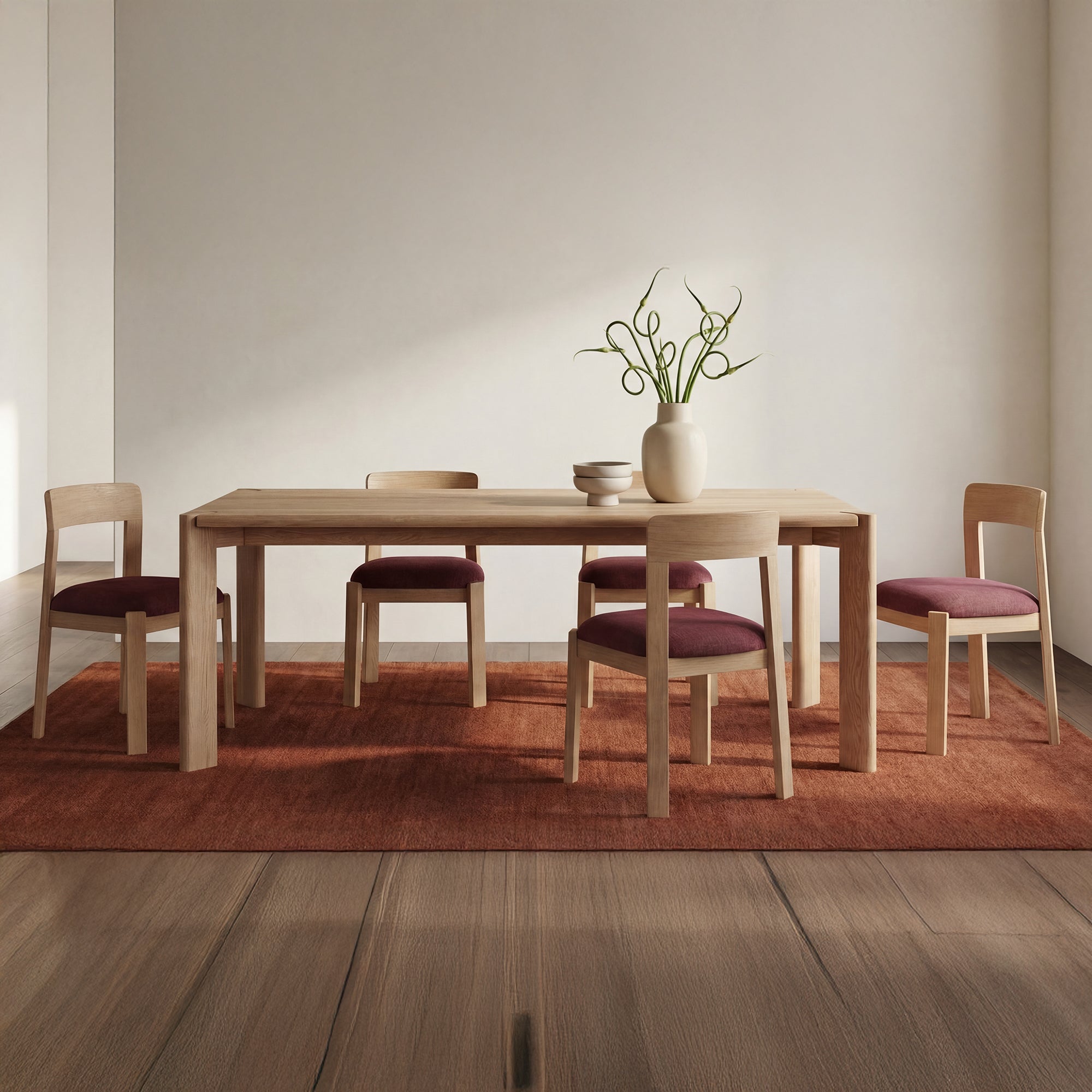 Oli Dining Chair Berry-Set of Two by Moe's Home Collection - view 2