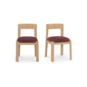 Oli Dining Chair Berry-Set of Two by Moe's Home Collection