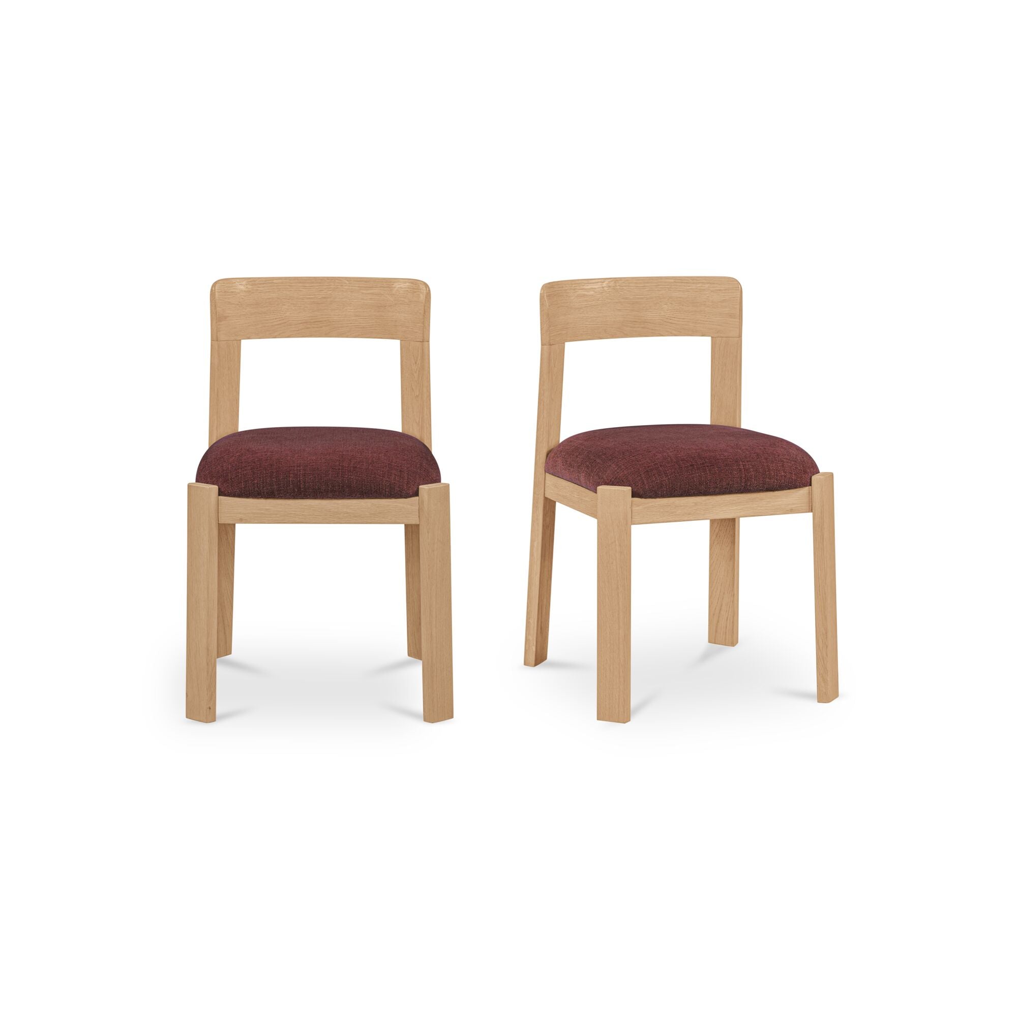 Oli Dining Chair Berry-Set of Two by Moe's Home Collection