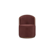 Rossi Swivel Dining Chair Berry by Moe's Home Collection
