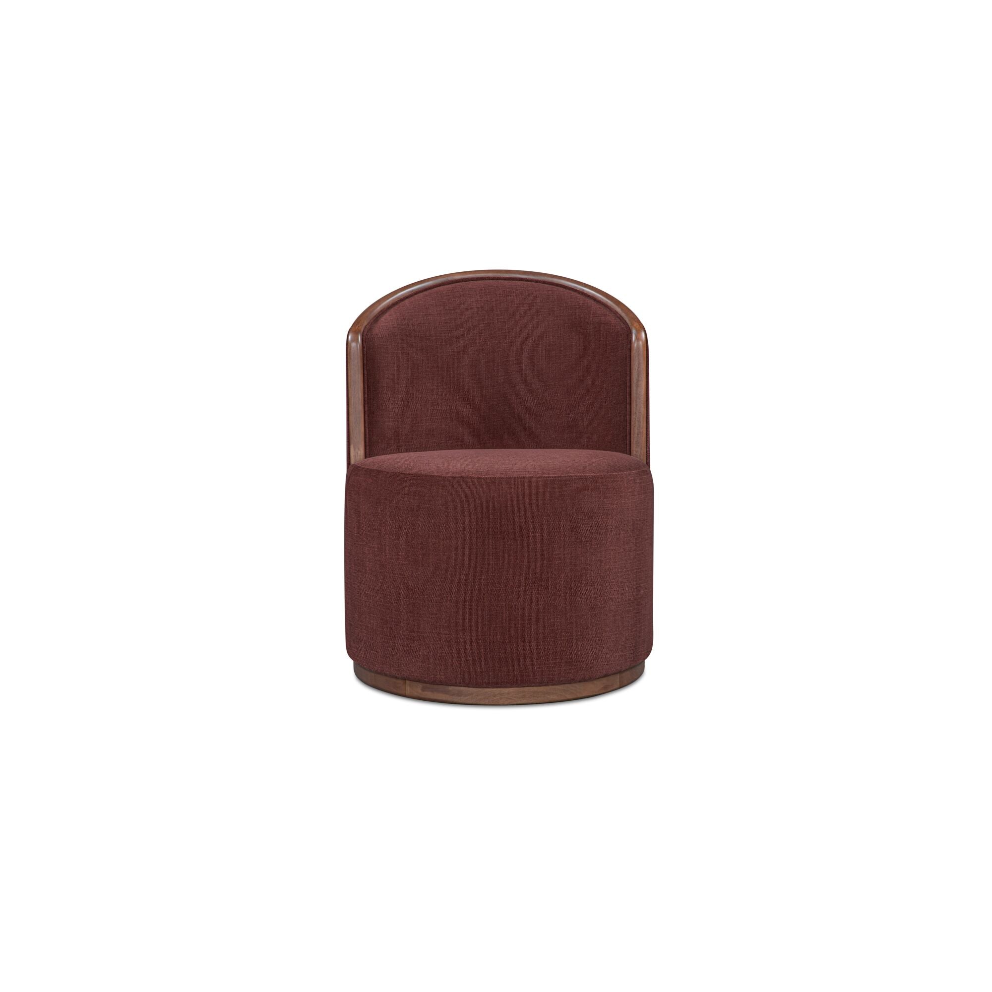 Rossi Swivel Dining Chair Berry by Moe's Home Collection