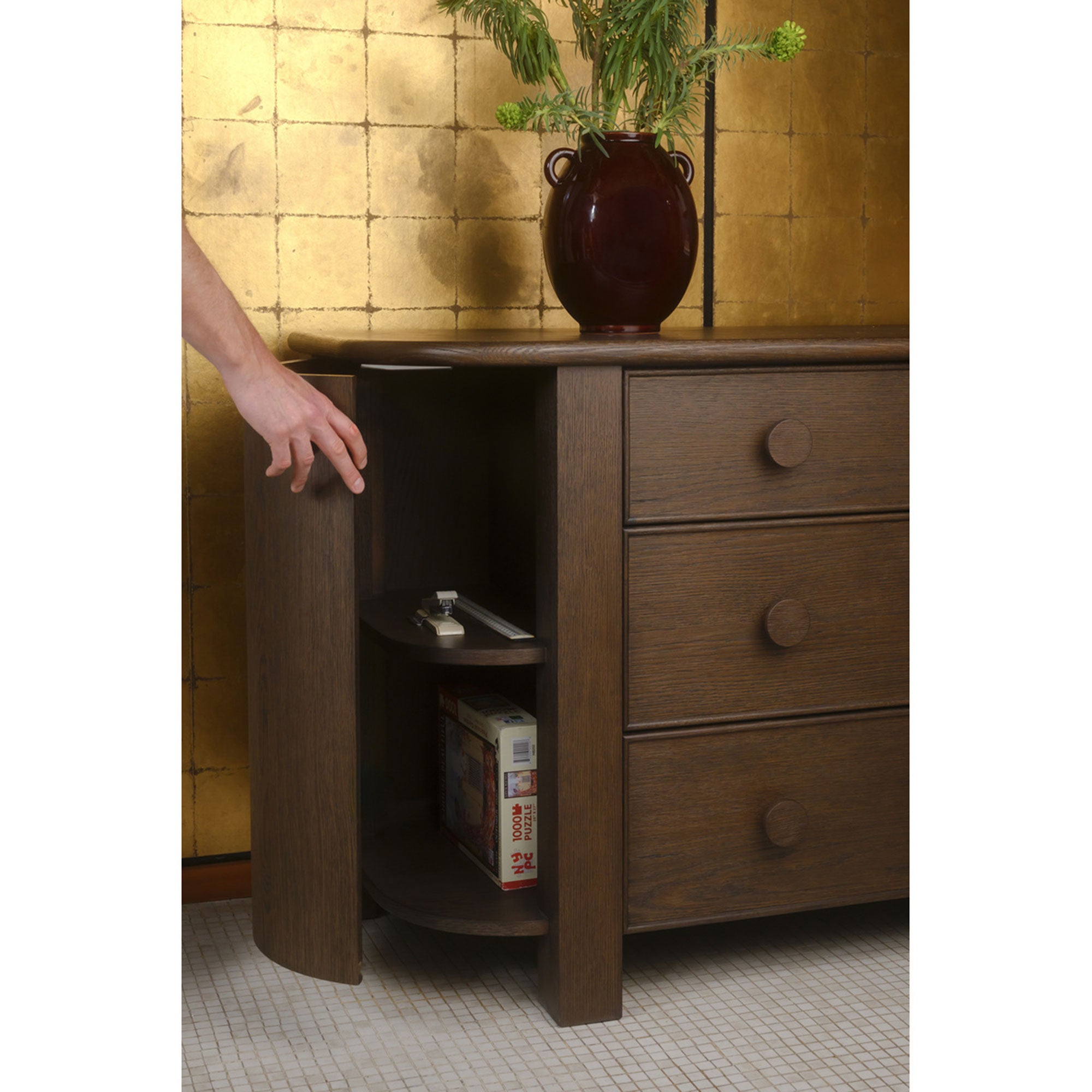Loren 6 Drawer Dresser Dark Brown by Moe's Home Collection - view 7