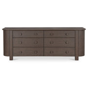 Loren 6 Drawer Dresser Dark Brown by Moe's Home Collection