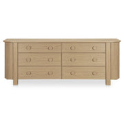 Loren 6 Drawer Dresser Natural by Moe's Home Collection