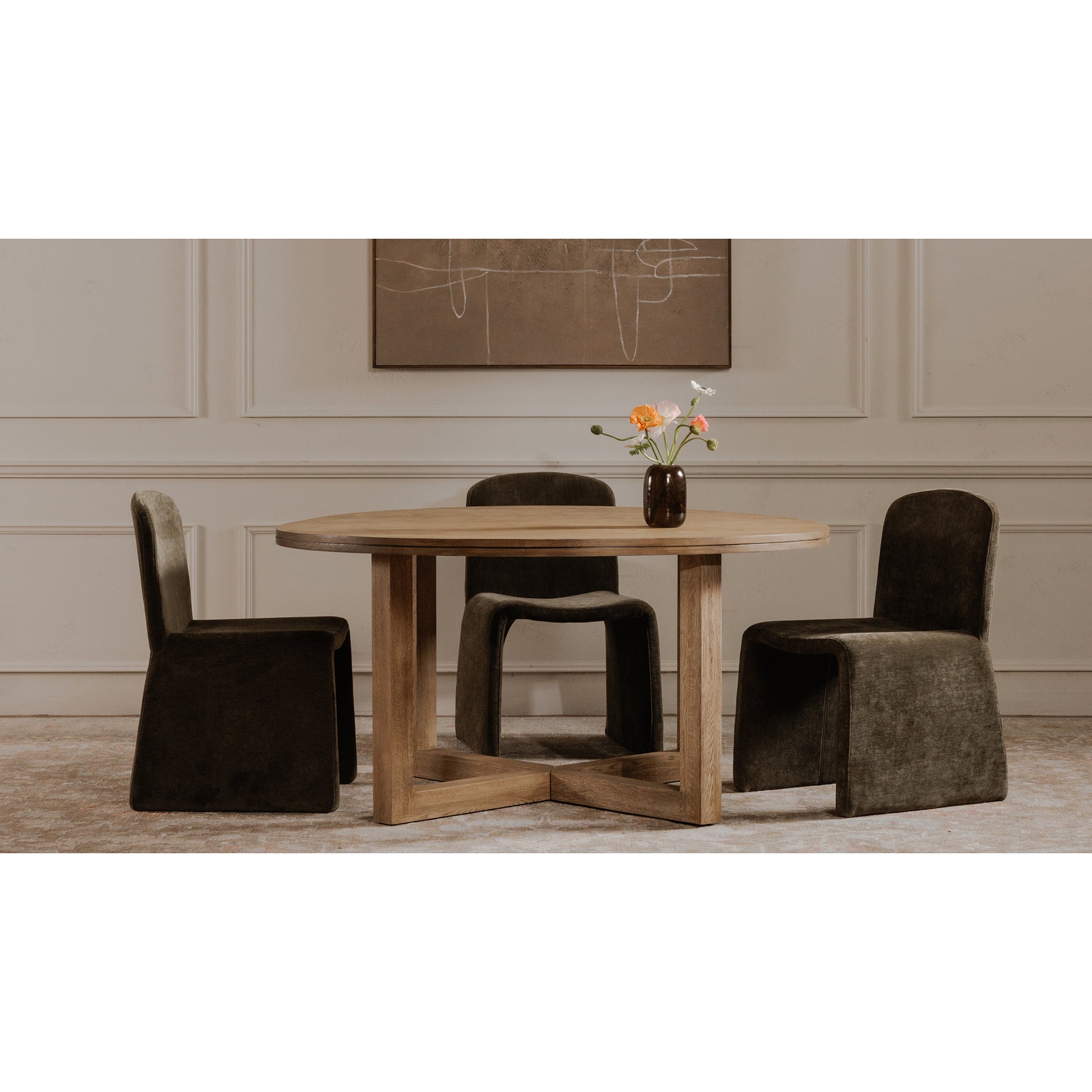 Ella Dining Chair Cedar Green by Moe's Home Collection - view 3