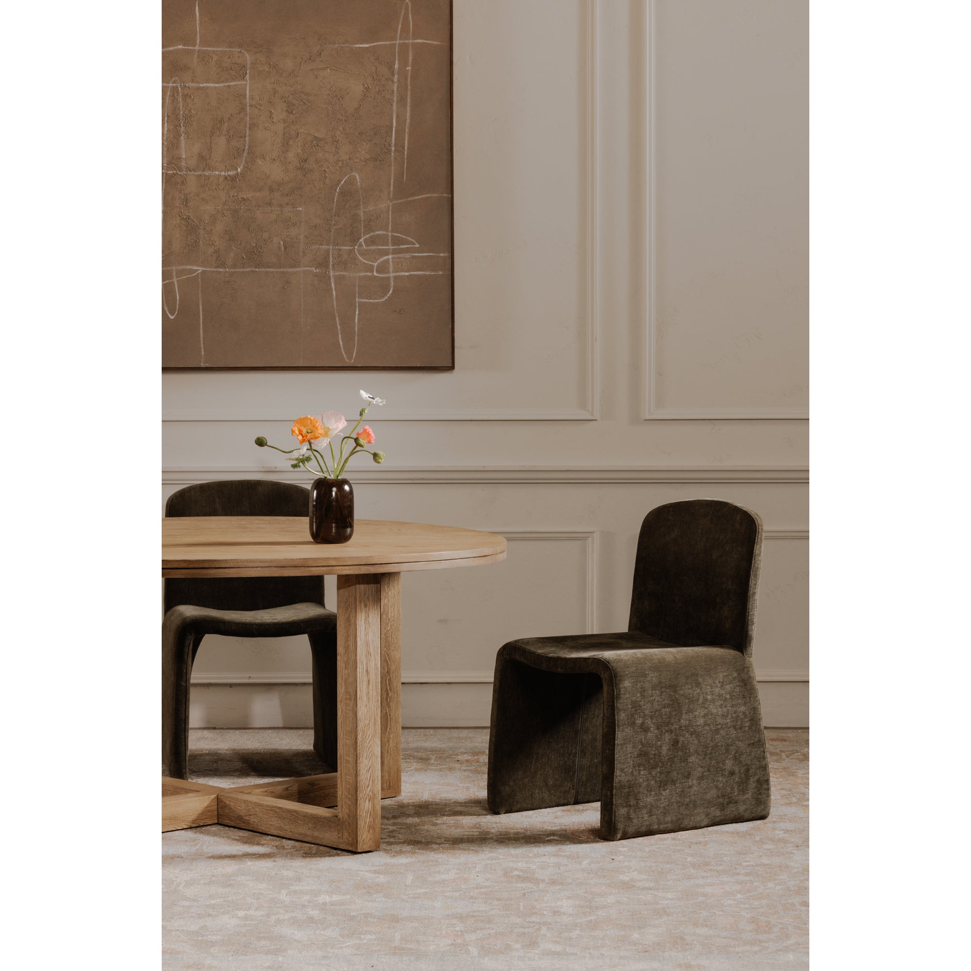 Ella Dining Chair Cedar Green by Moe's Home Collection - view 2