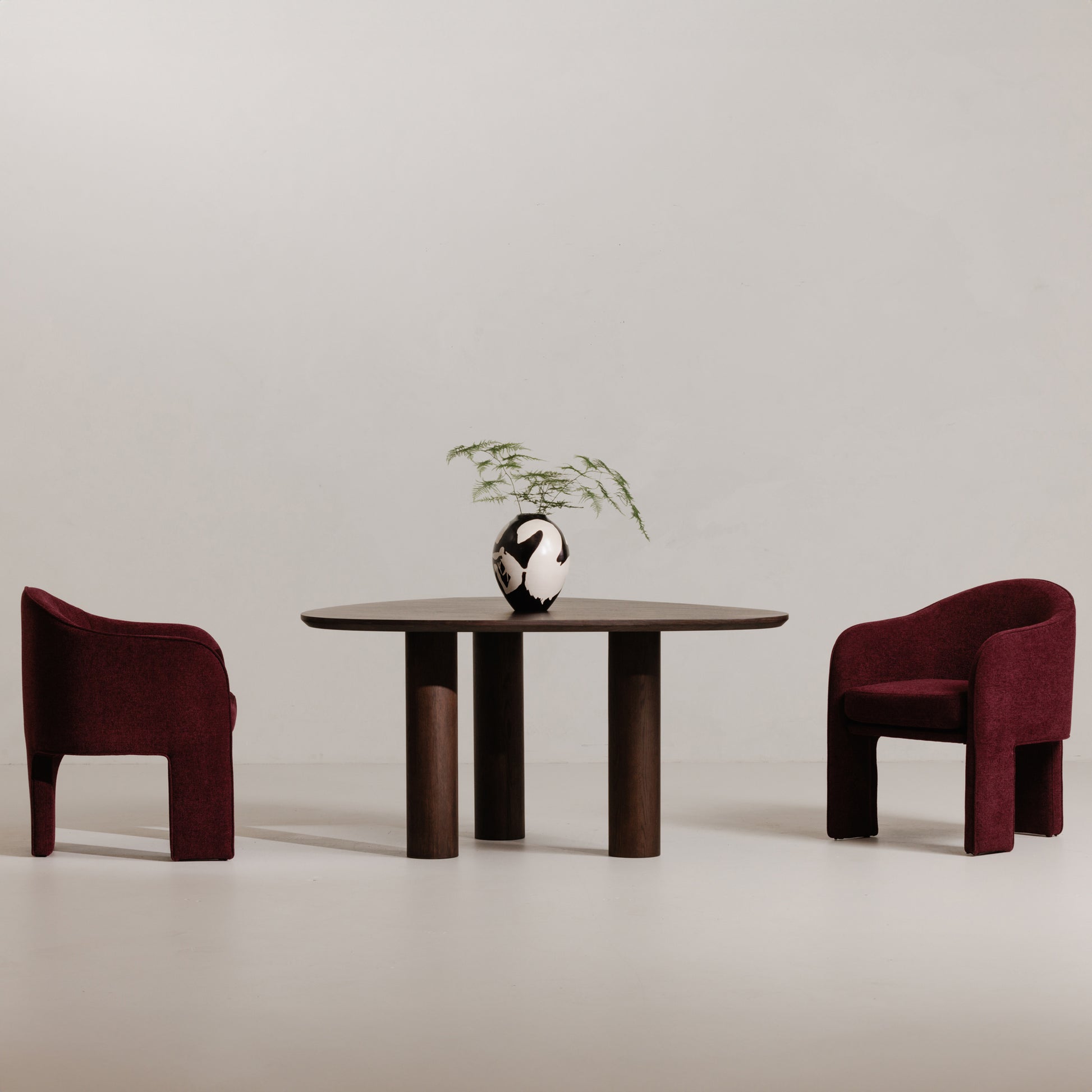 Clara Dining Chair Plum by Moe's Home Collection - view 3