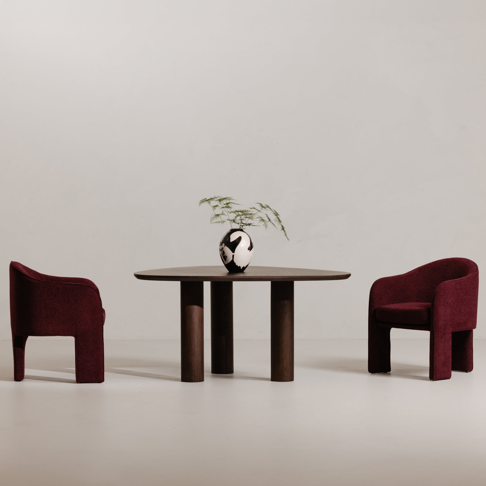 Clara Dining Chair Plum by Moe's Home Collection - view 3
