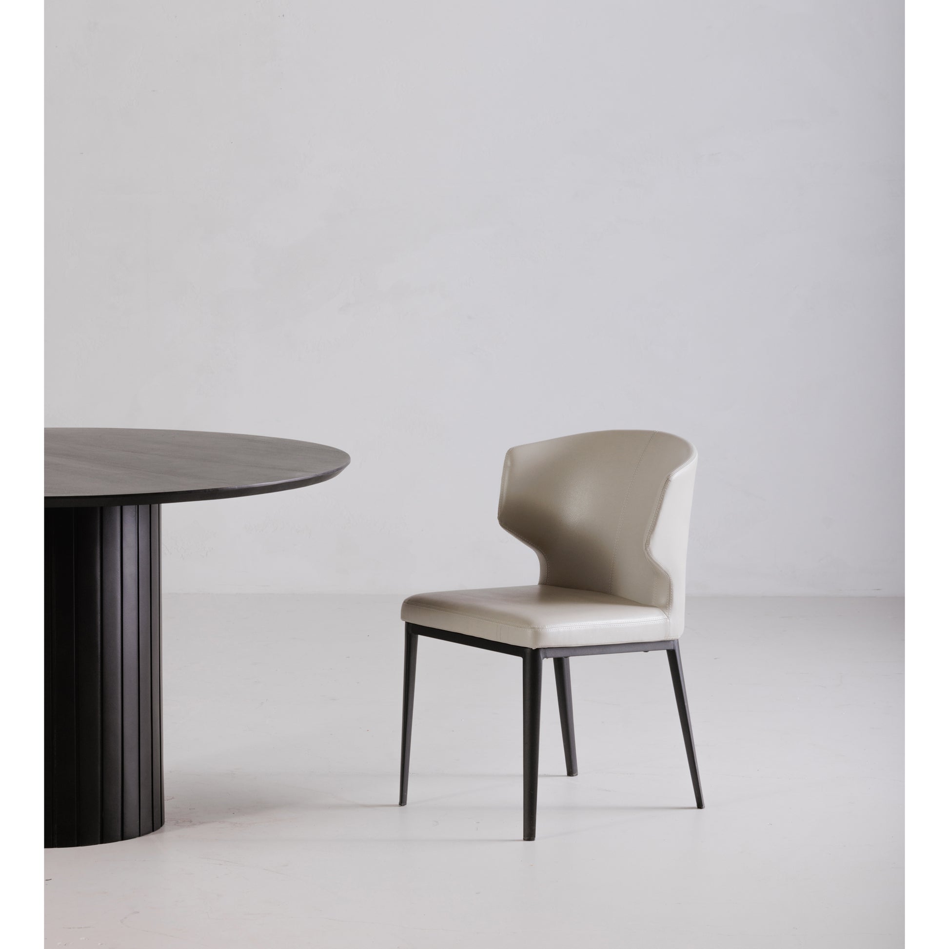 Delaney Dining Chair Beige - Set Of Two by Moe's Home Collection - view 8
