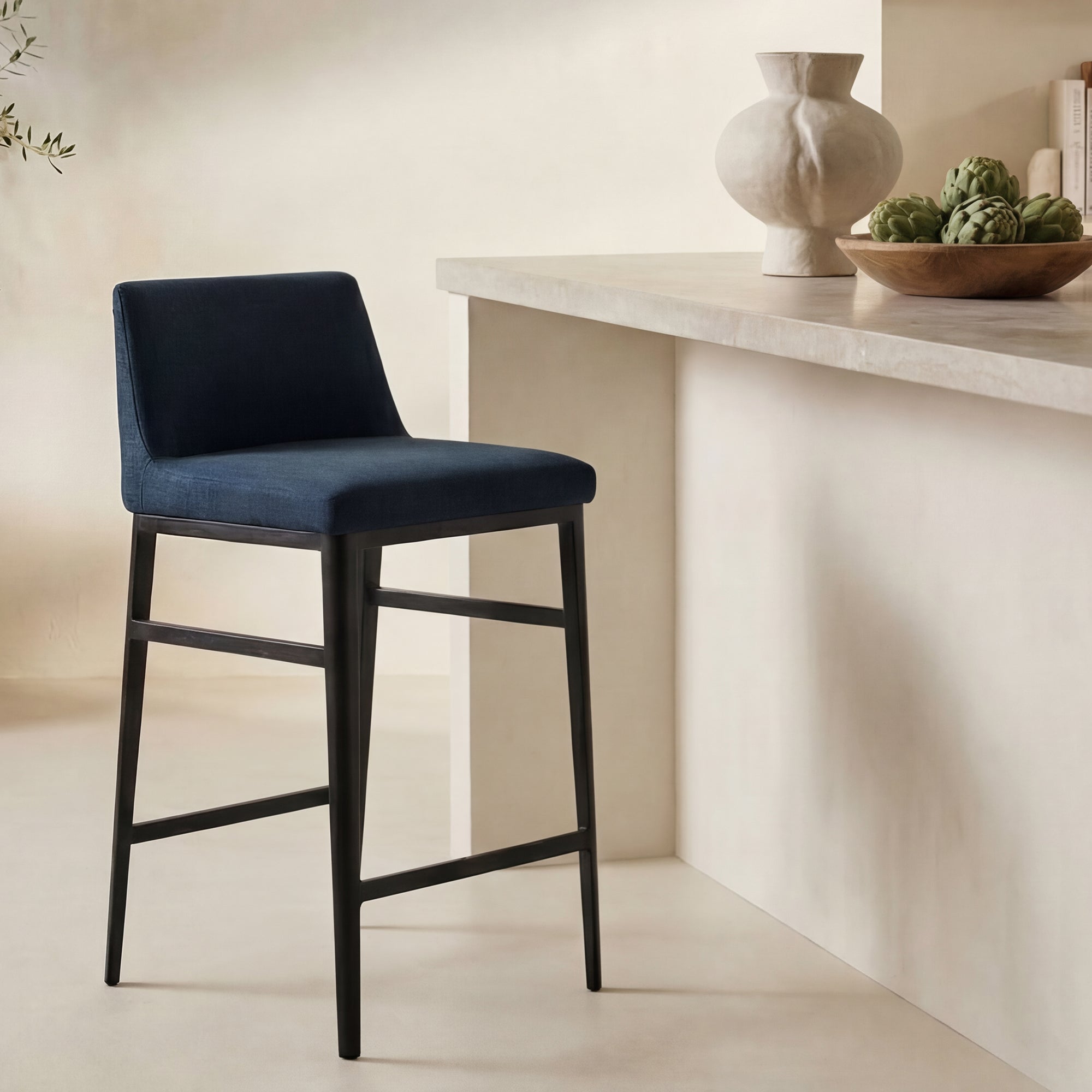 Baron Counter Stool Blue by Moe's Home Collection - view 6