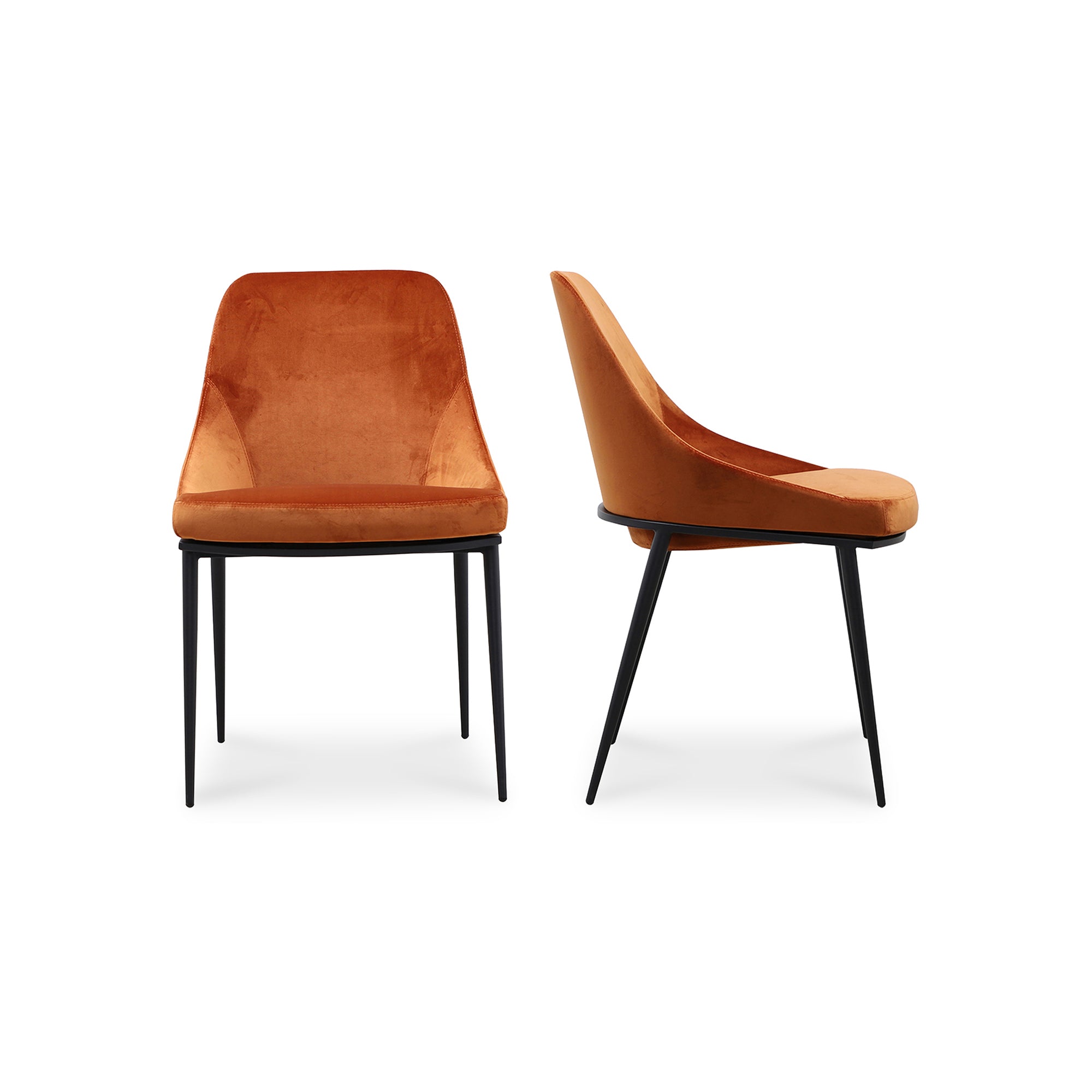 Sedona Dining Chair Amber - Set Of Two by Moe's Home Collection