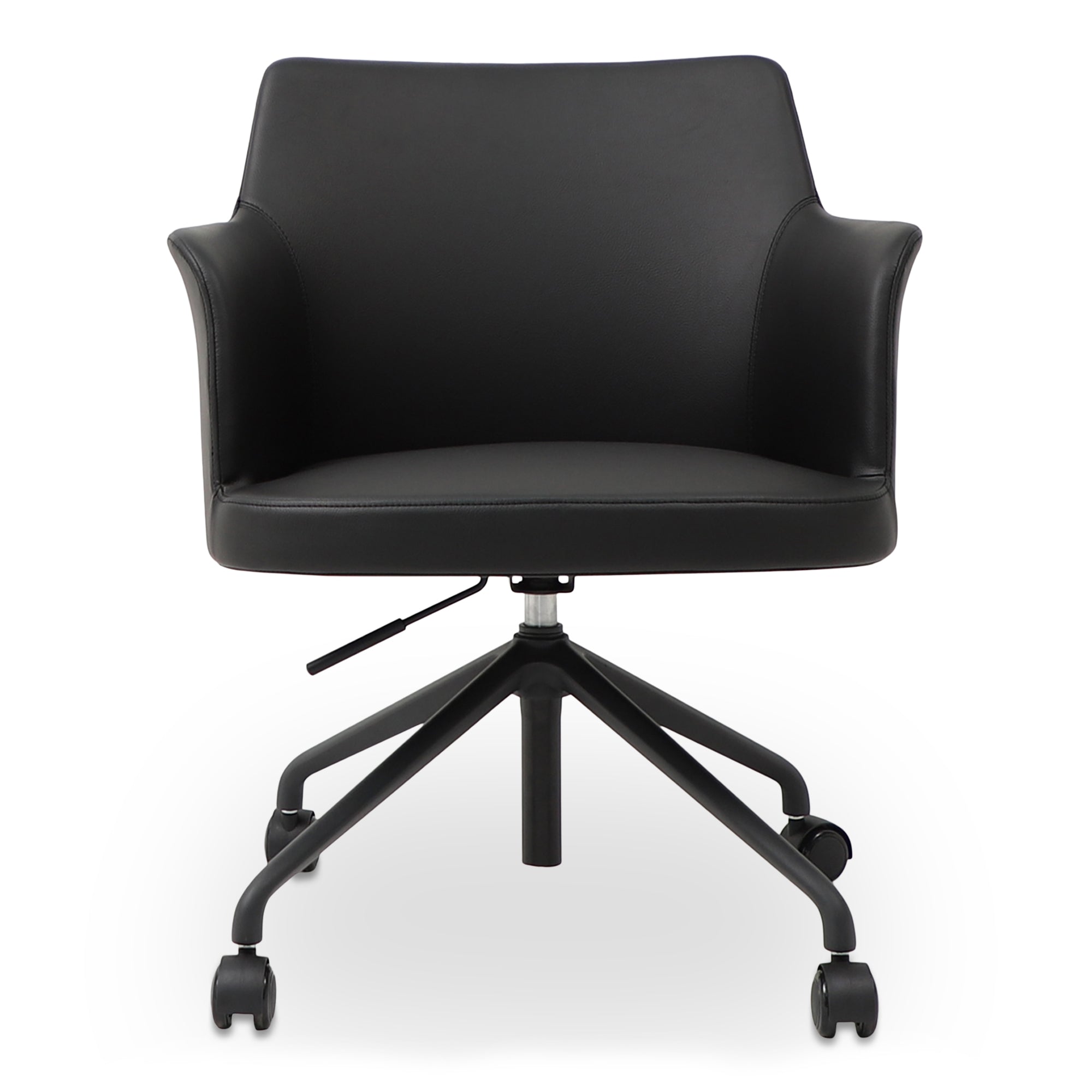 Morris Office Chair PVC Black by Moe's Home Collection
