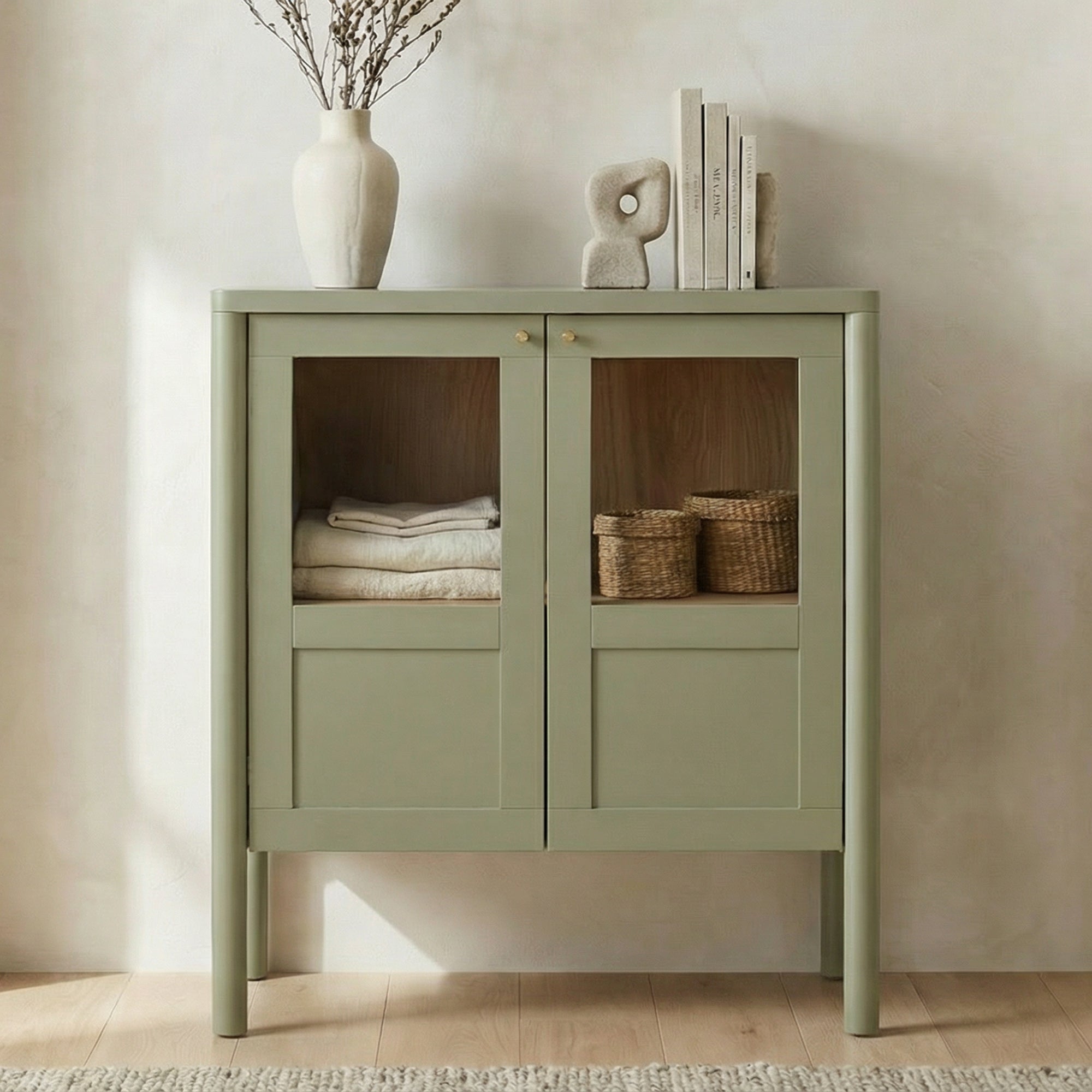Hannah Cabinet Green by Moe's Home Collection - view 2