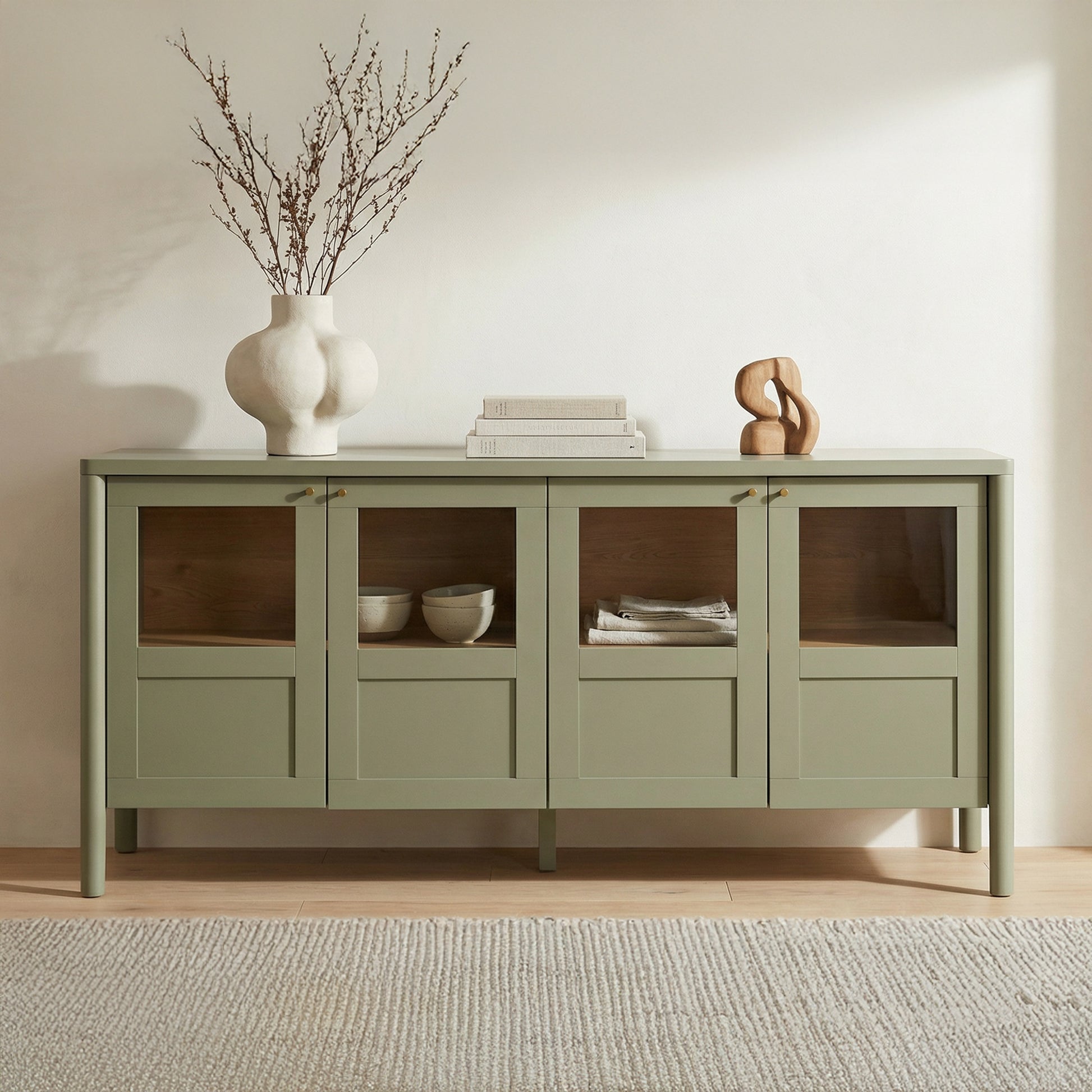 Hannah Sideboard Green by Moe's Home Collection - view 2