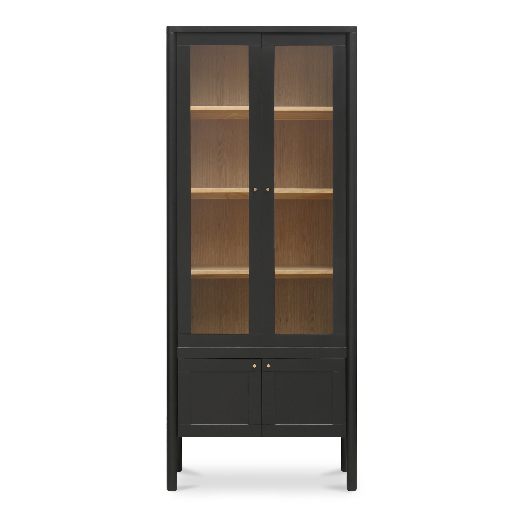 Hannah Tall Cabinet Black by Moe's Home Collection
