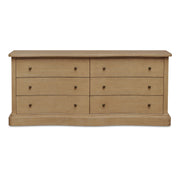 Clarence 6 Drawer Dresser Natural by Moe's Home Collection