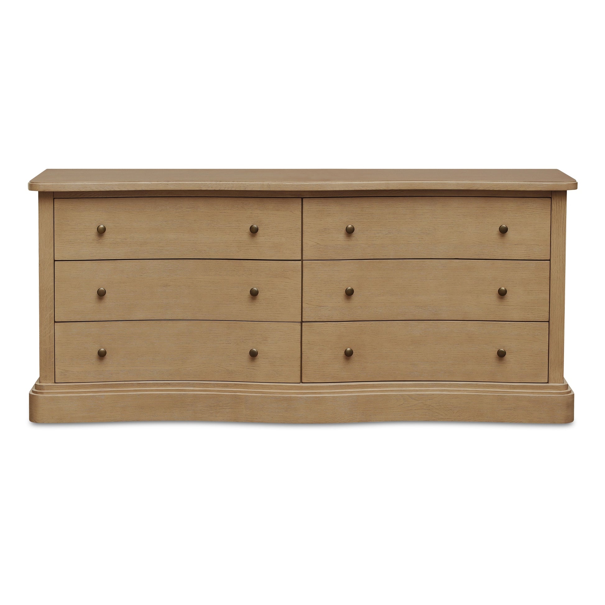 Clarence 6 Drawer Dresser Natural by Moe's Home Collection