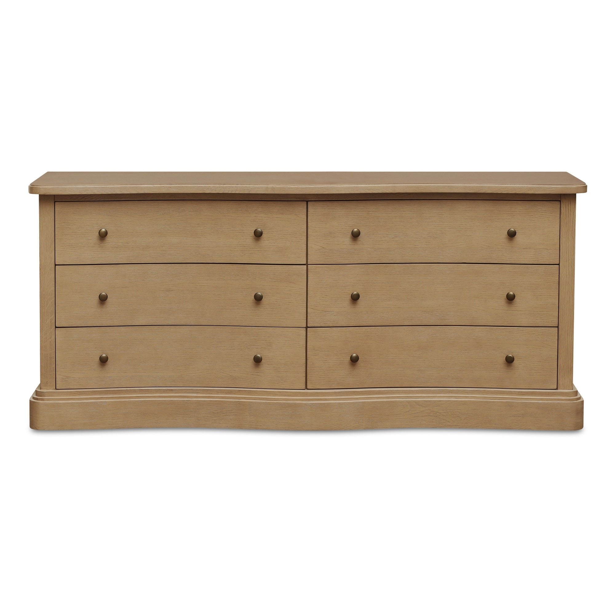 Clarence 6 Drawer Dresser Natural by Moe's Home Collection