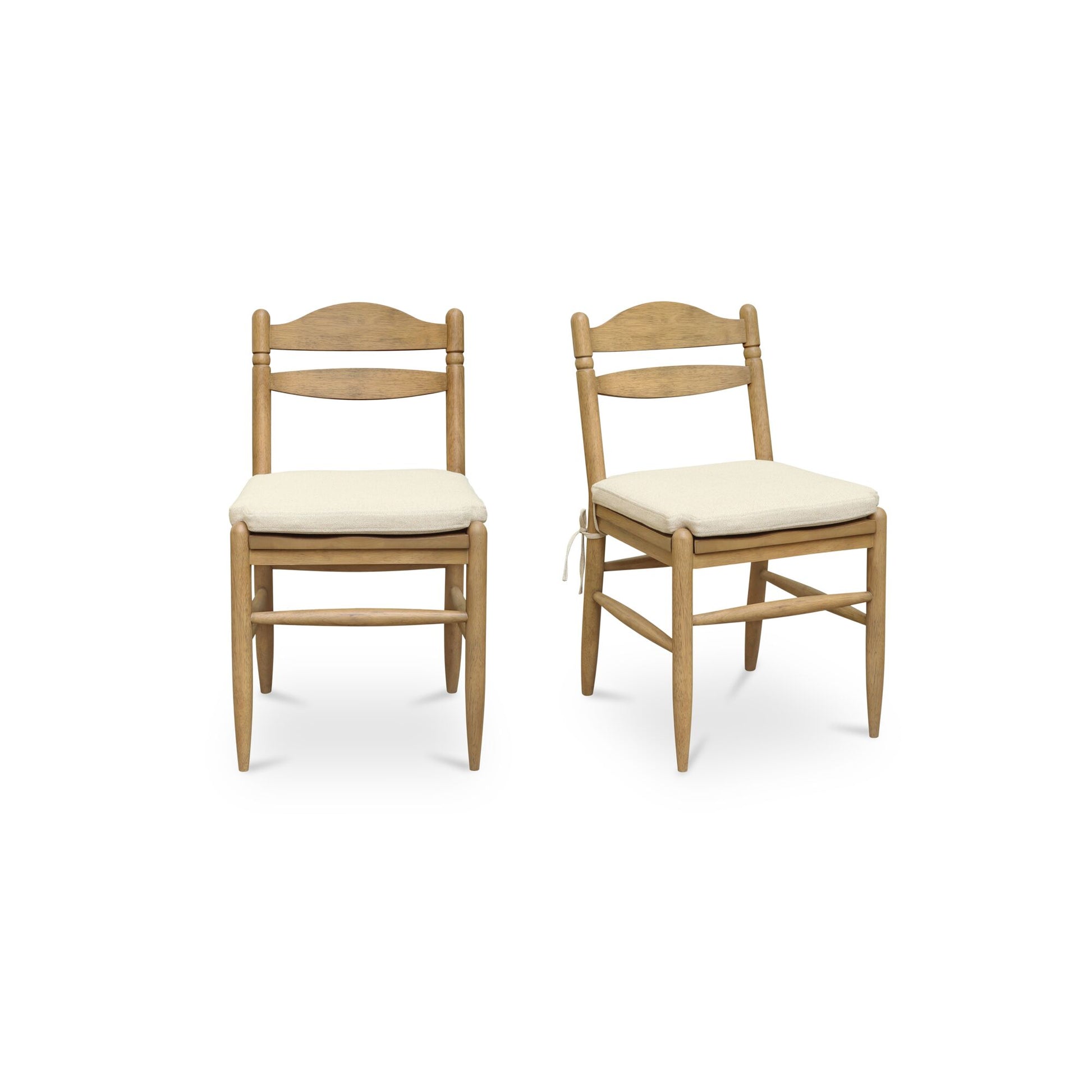 Tate Dining Chair Beige - Set Of Two by Moe's Home Collection