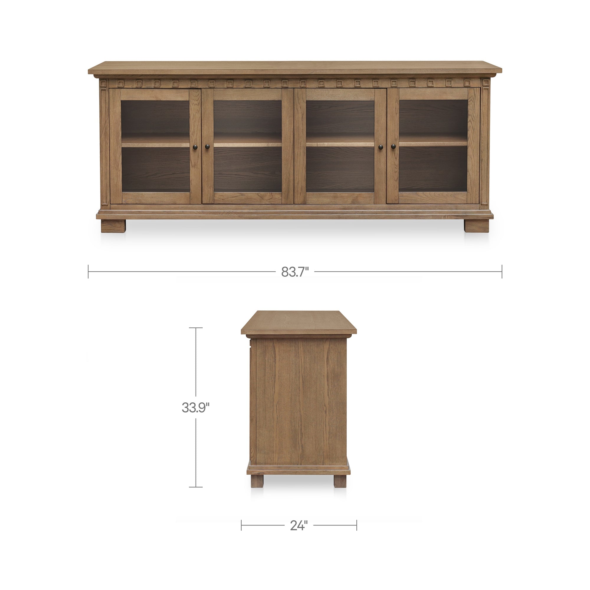 Lillian Sideboard Brown by Moe's Home Collection - view 6