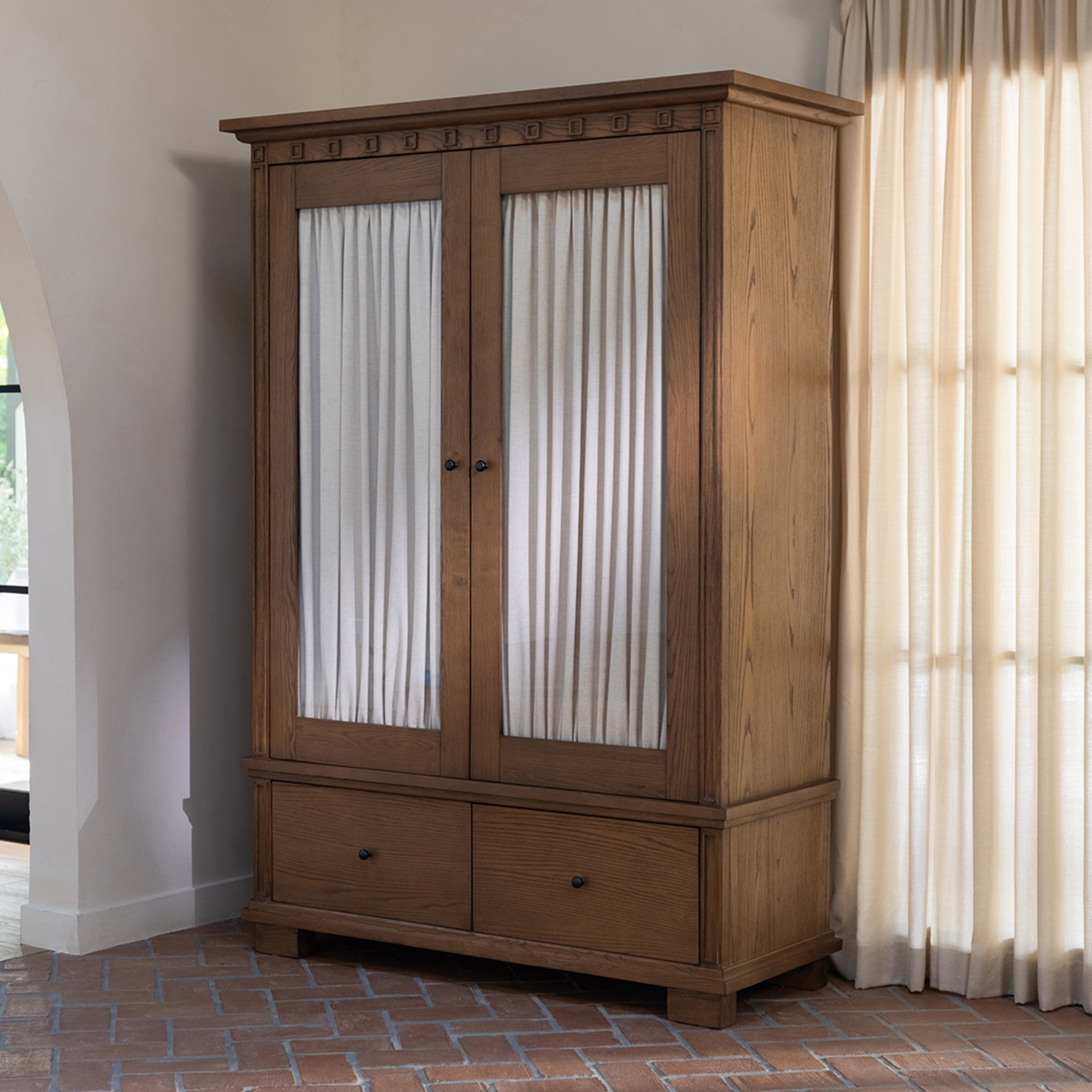 Lillian Tall Cabinet Brown by Moe's Home Collection - view 5