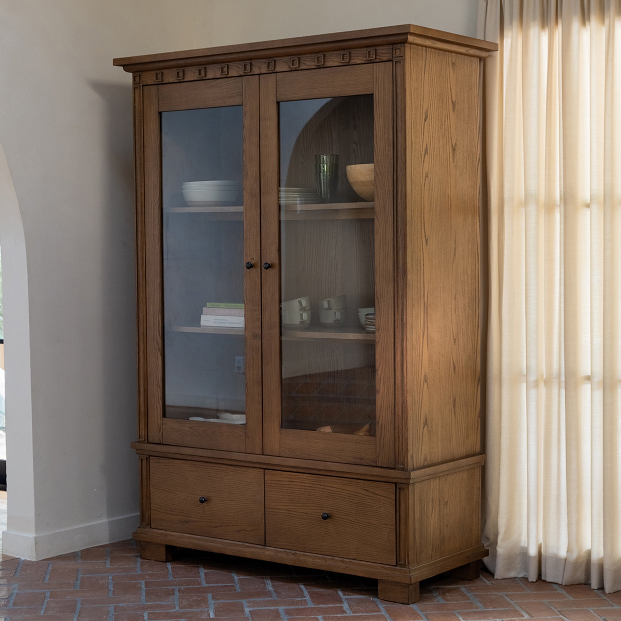 Lillian Tall Cabinet Brown by Moe's Home Collection - view 6