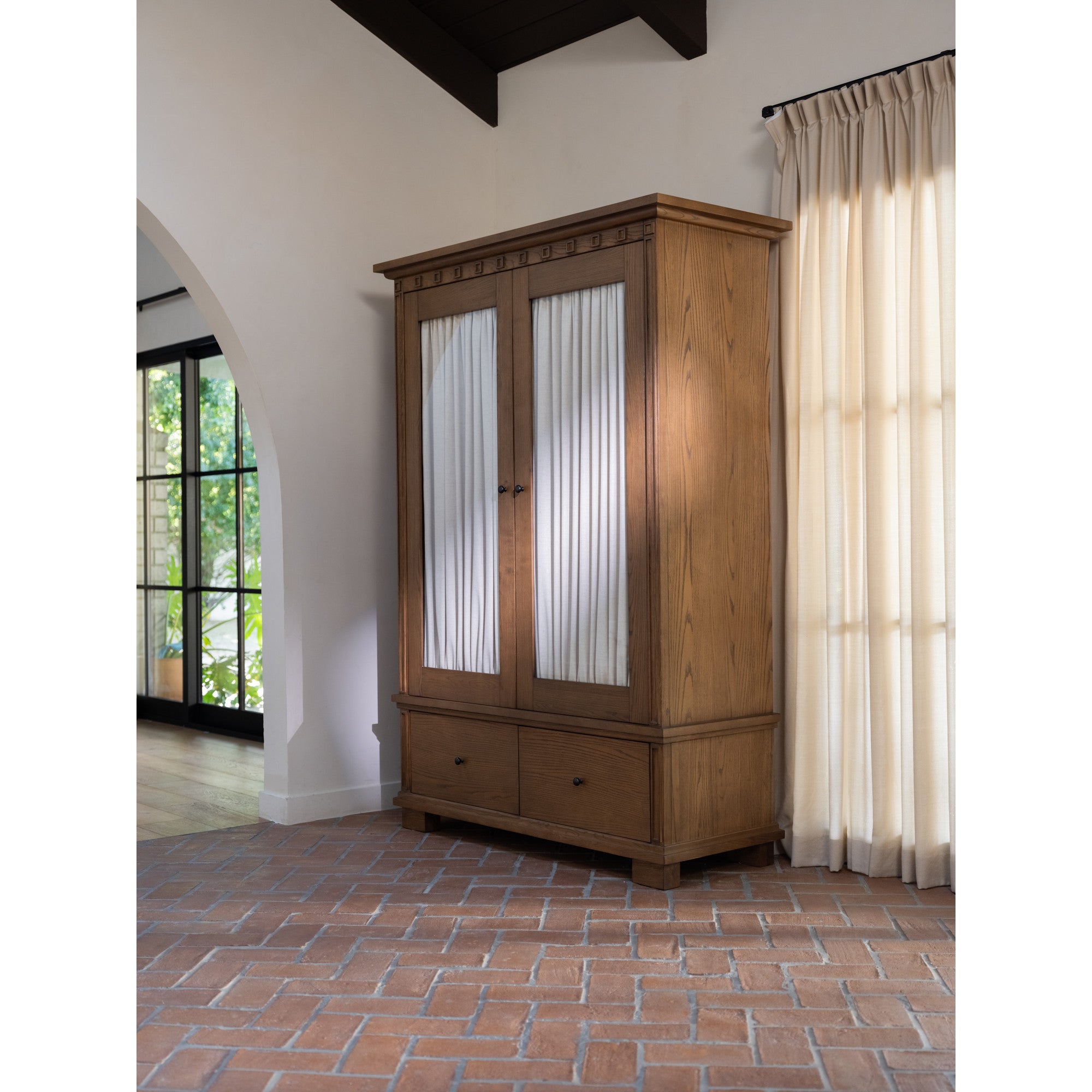 Lillian Tall Cabinet Brown by Moe's Home Collection - view 9