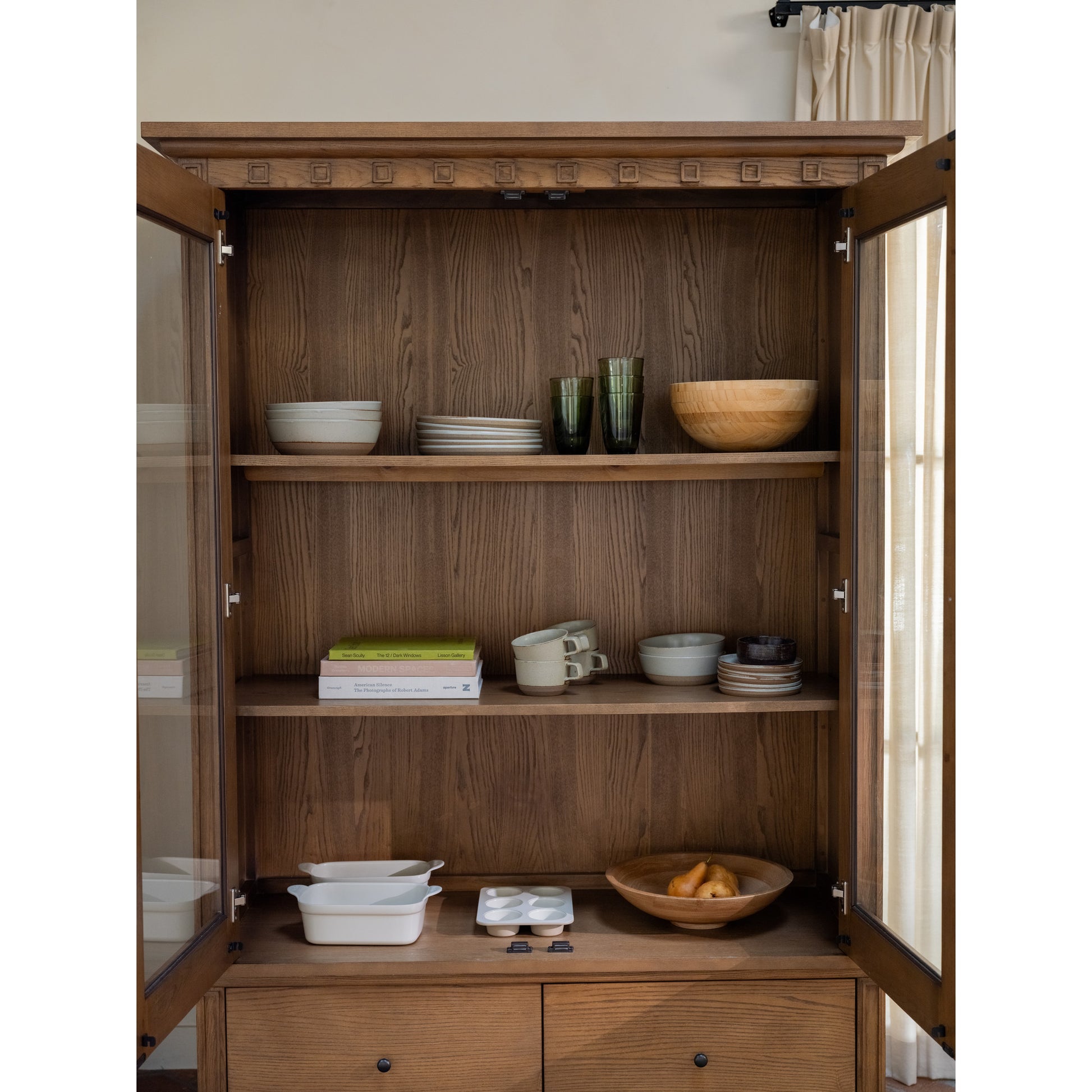 Lillian Tall Cabinet Brown by Moe's Home Collection - view 4