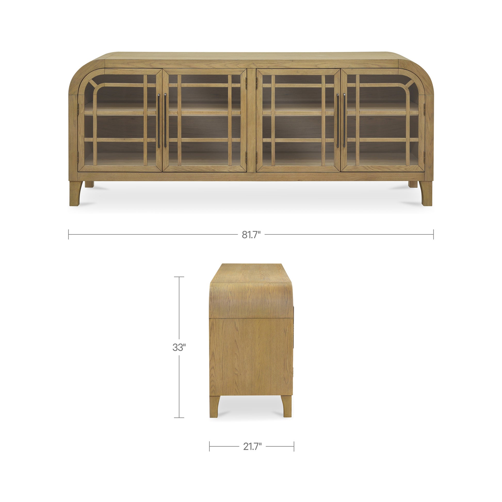 Maddie Sideboard Natural by Moe's Home Collection - view 3
