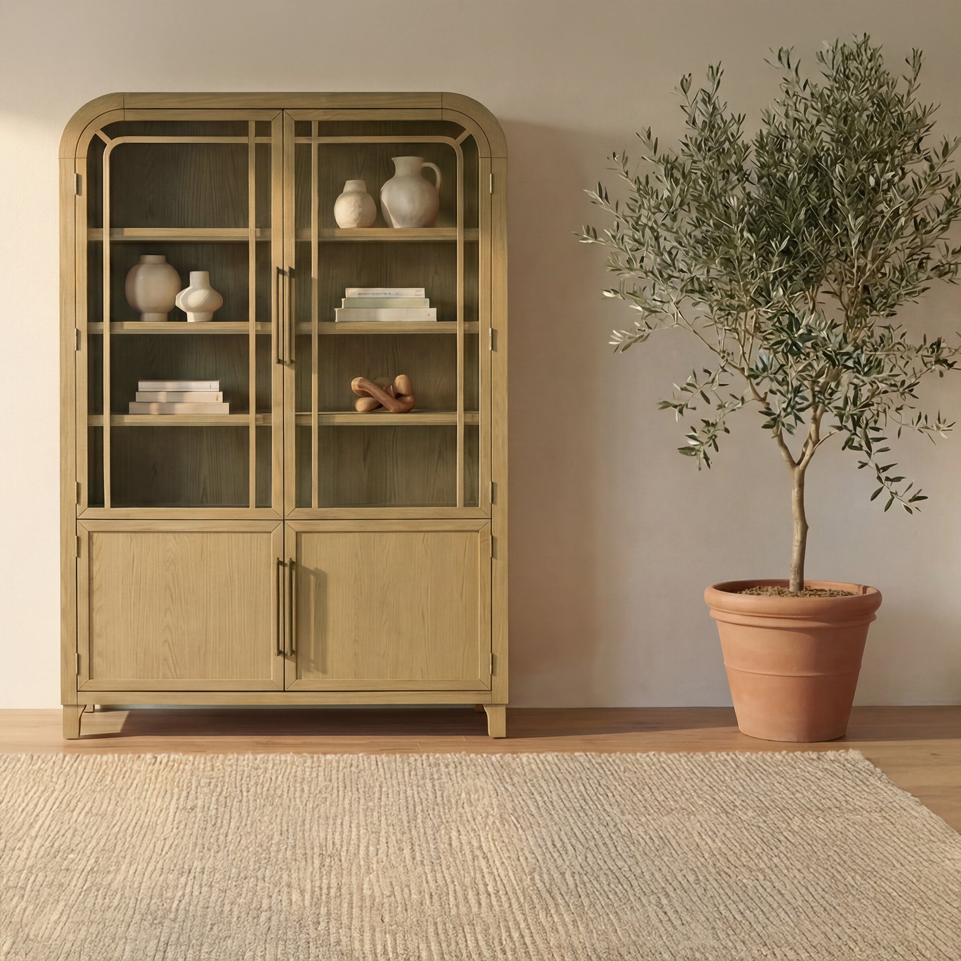 Maddie Cabinet Natural by Moe's Home Collection - view 2