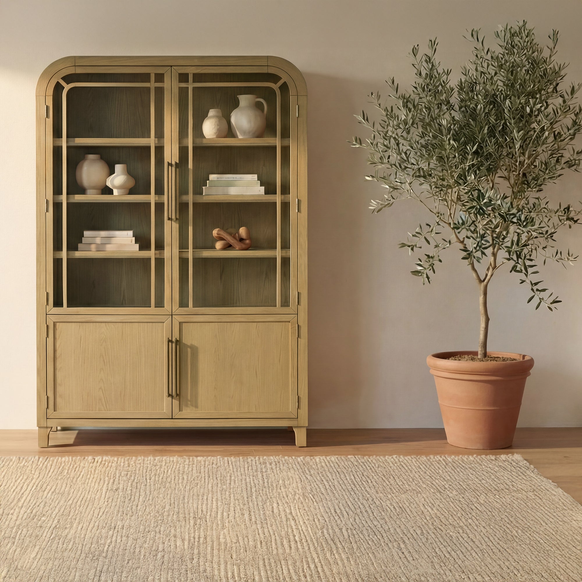 Maddie Cabinet Natural by Moe's Home Collection - view 2