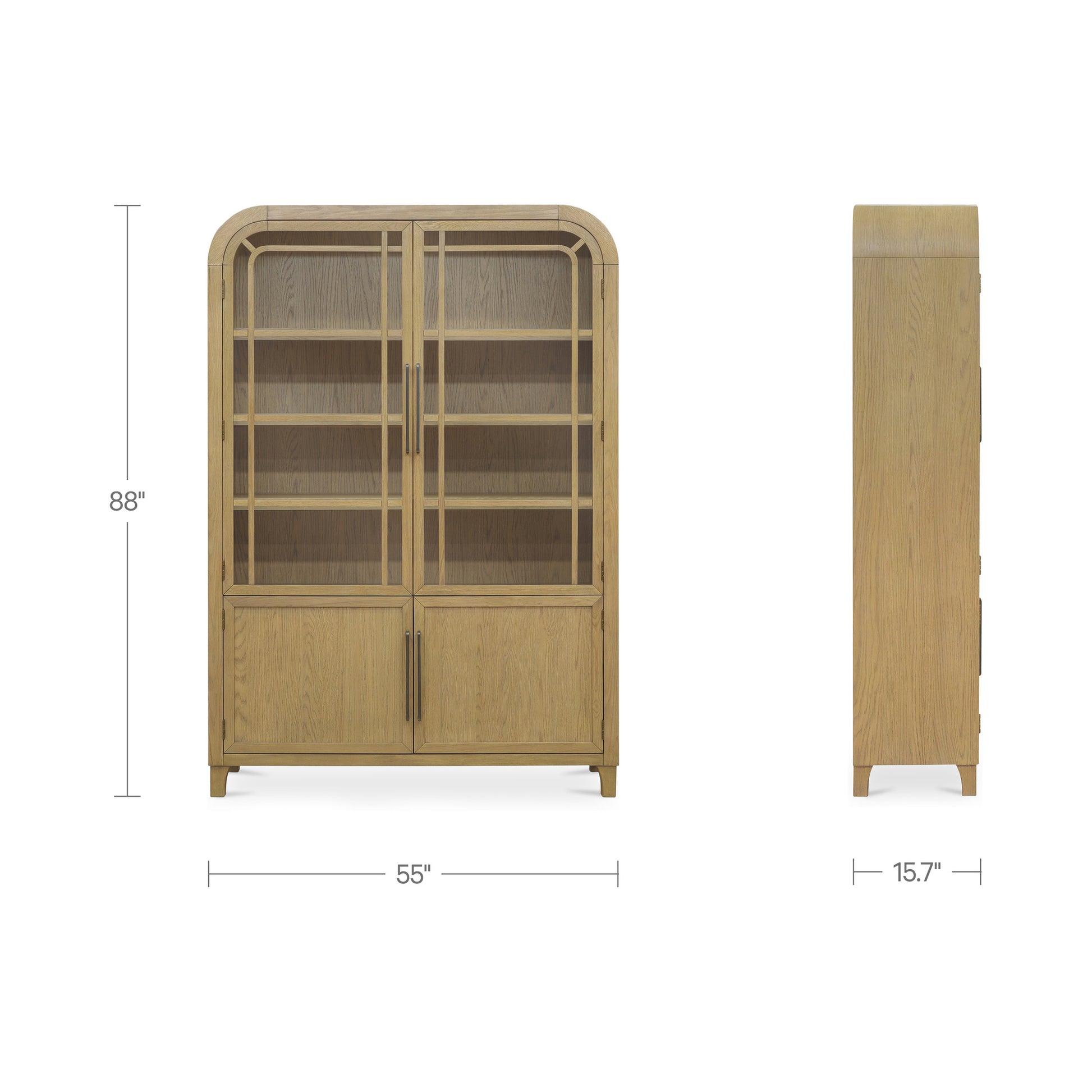 Maddie Cabinet Natural by Moe's Home Collection - view 3