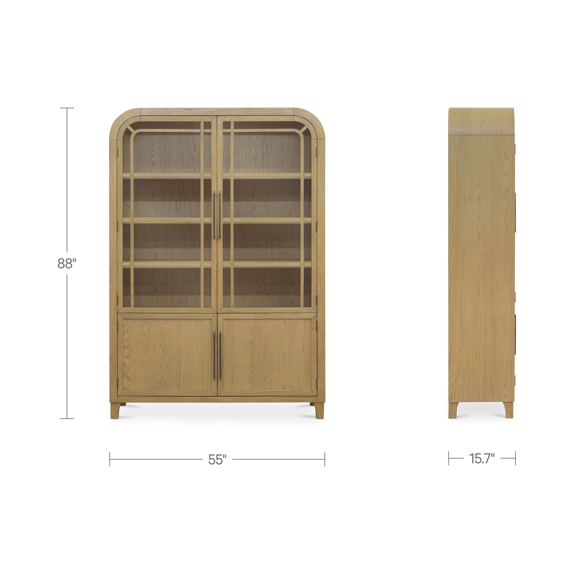 Maddie Cabinet Natural by Moe's Home Collection - view 3