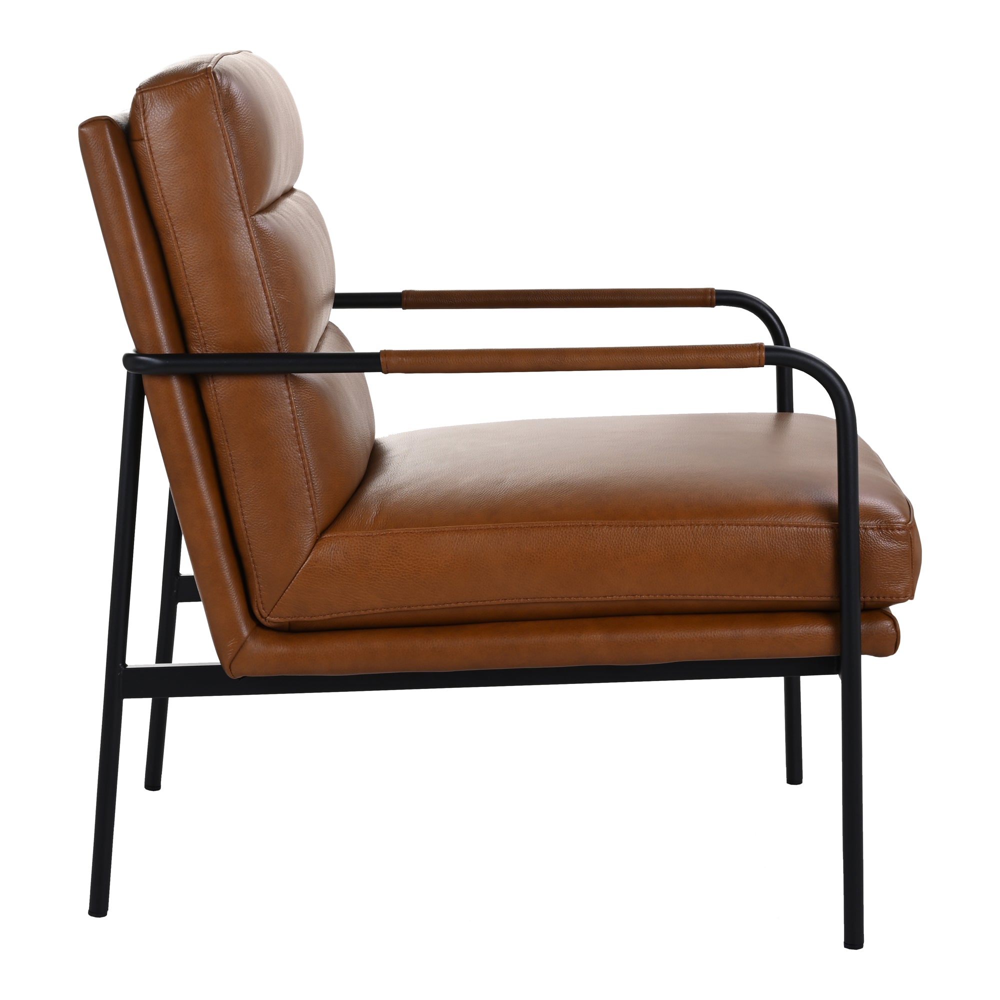 Verlaine Armchair Chestnut Brown by Moe's Home Collection - view 2