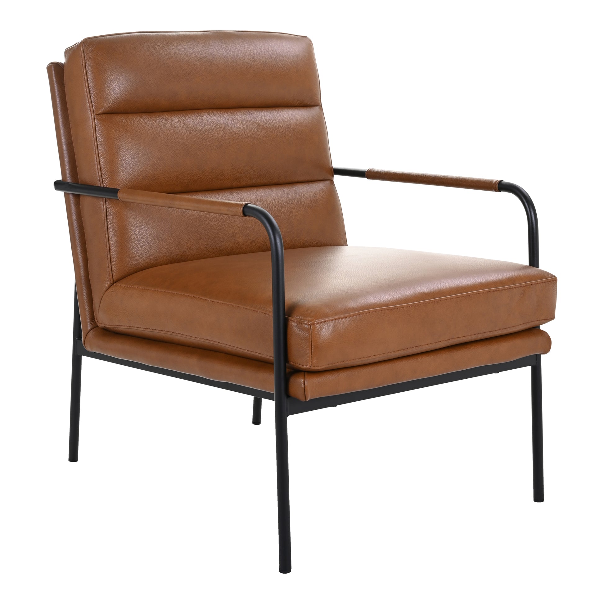 Verlaine Armchair Chestnut Brown by Moe's Home Collection - view 3