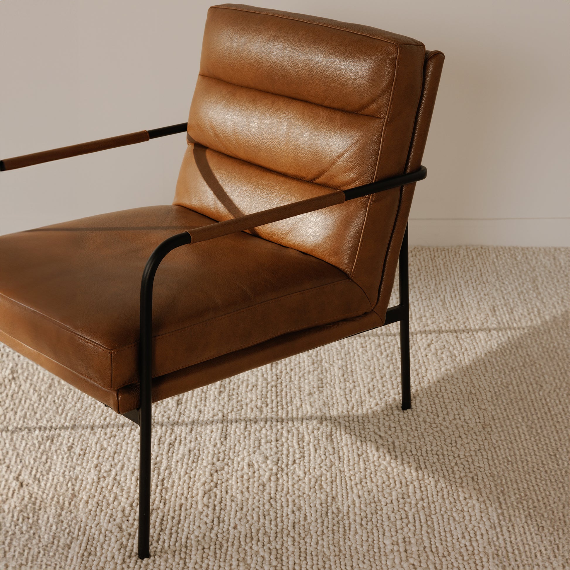Verlaine Armchair Chestnut Brown by Moe's Home Collection - view 12