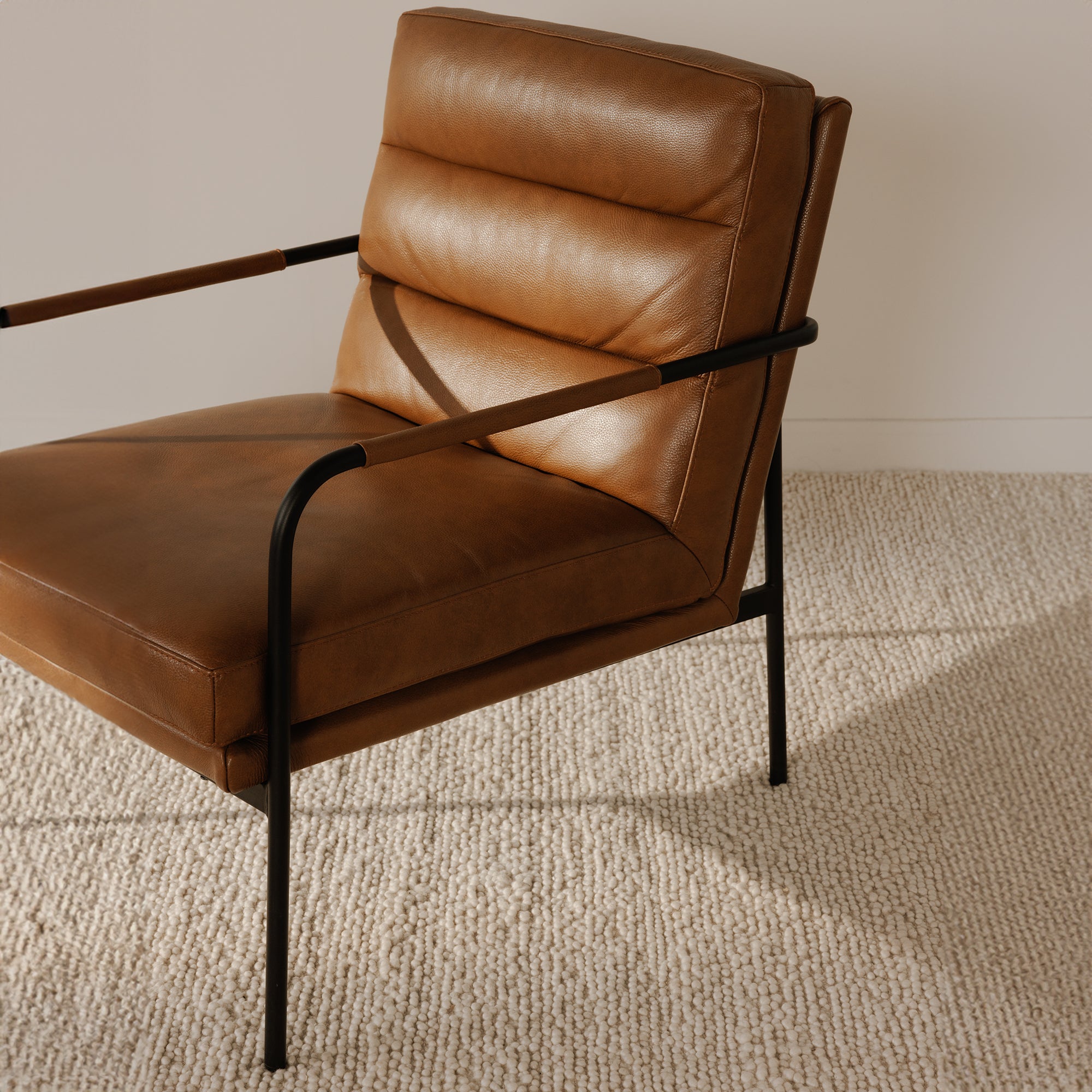 Verlaine Armchair Chestnut Brown by Moe's Home Collection - view 12