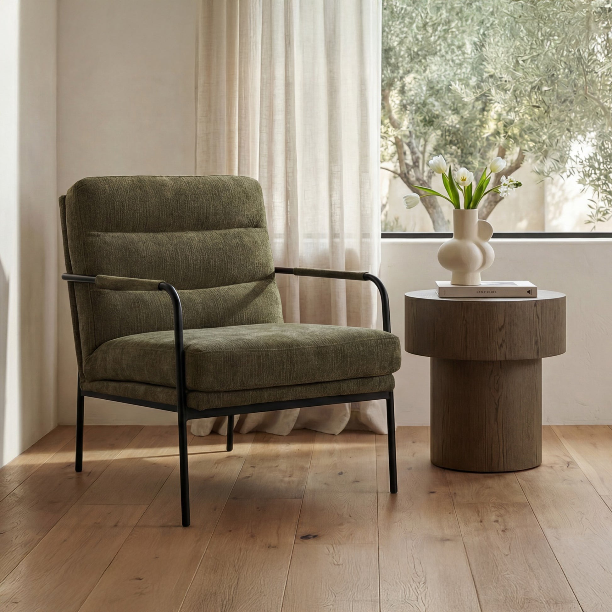 Verlaine Chair Olive by Moe's Home Collection - view 2