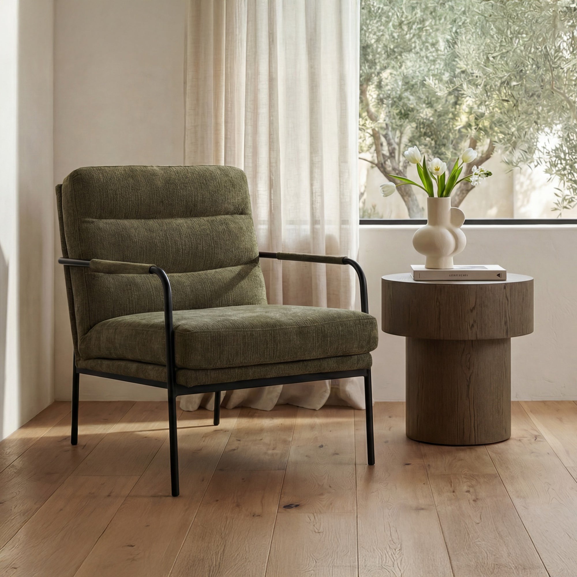 Verlaine Chair Olive by Moe's Home Collection - view 2