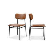 Sailor Dining Chair Brown - Set Of Two by Moe's Home Collection