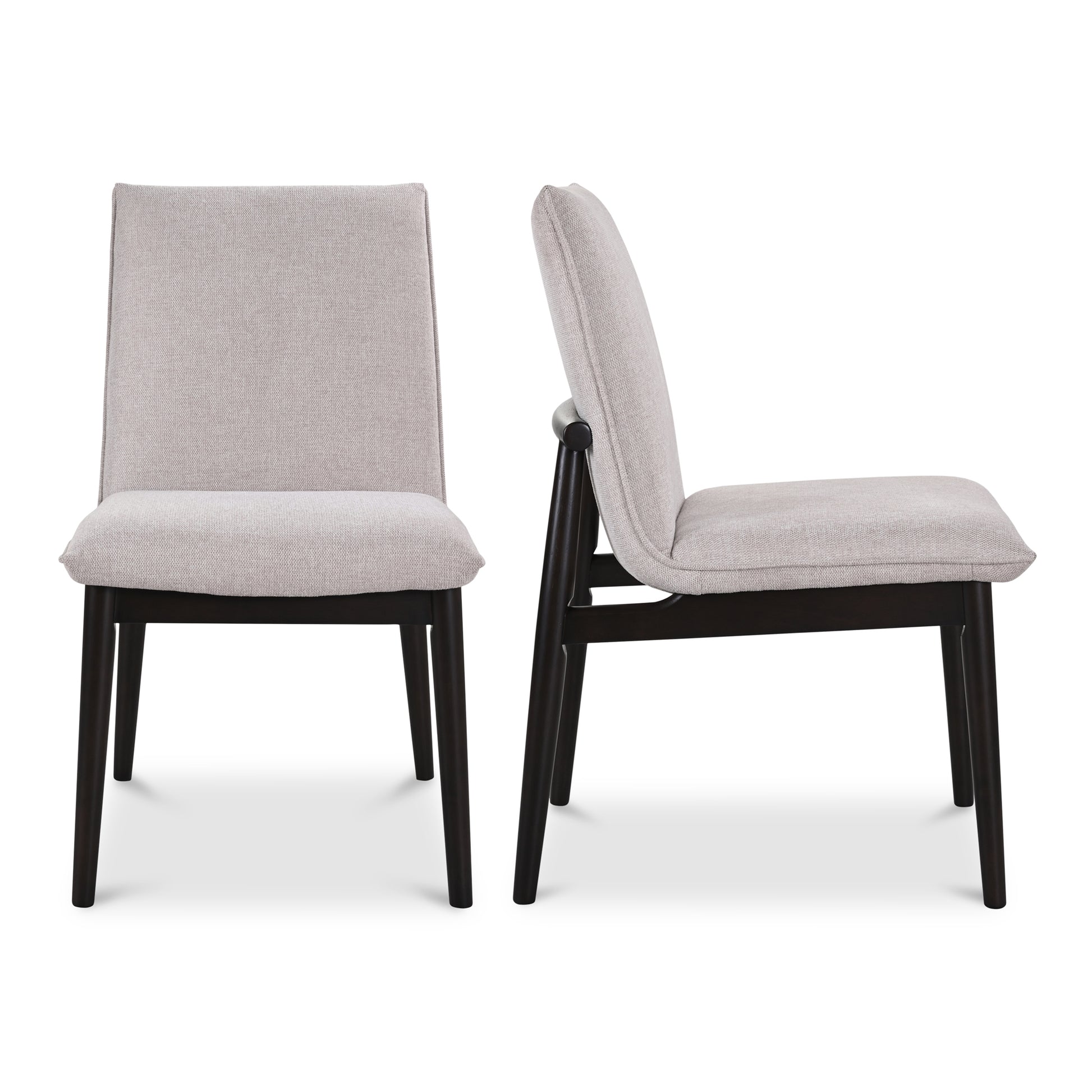 Charlie Dining Chair Beige– Set Of Two by Moe's Home Collection