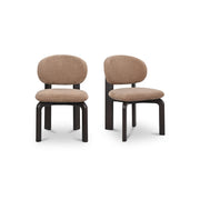 Sami Dining Chair Brown Set Of Two by Moe's Home Collection