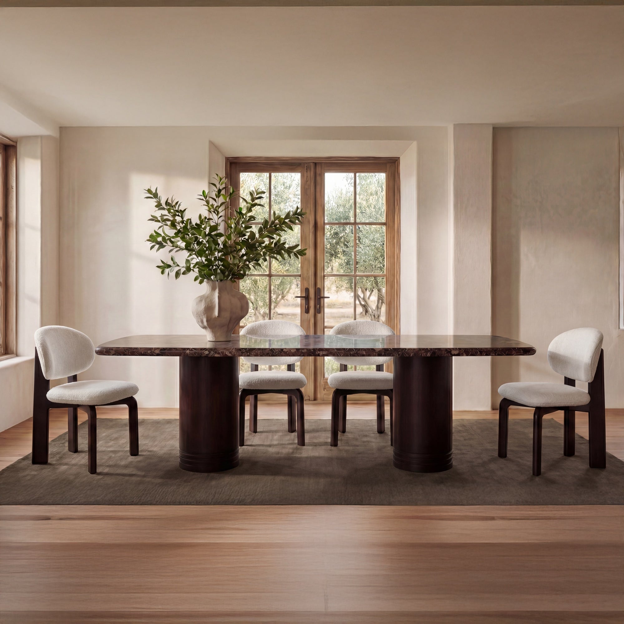 Sami Dining Chair White Set Of Two by Moe's Home Collection - view 2